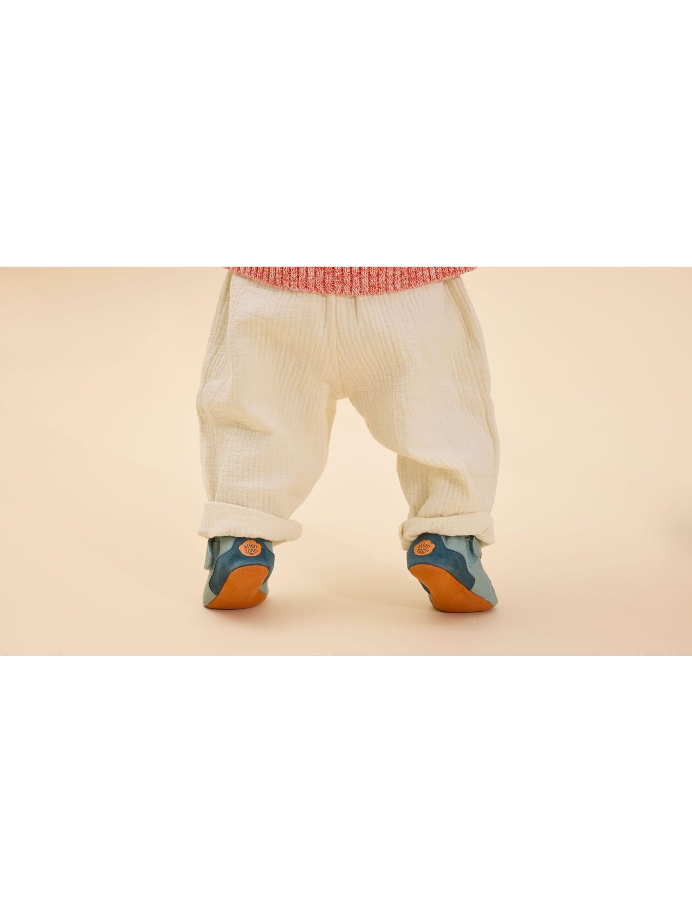 Zapato de gateo Affenzahn de cuero Crawly - Conejito