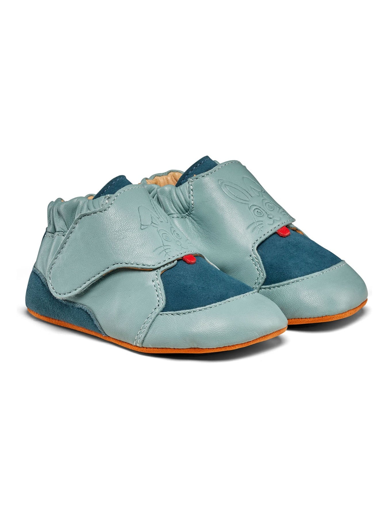 Zapato de gateo Affenzahn de cuero Crawly - Conejito