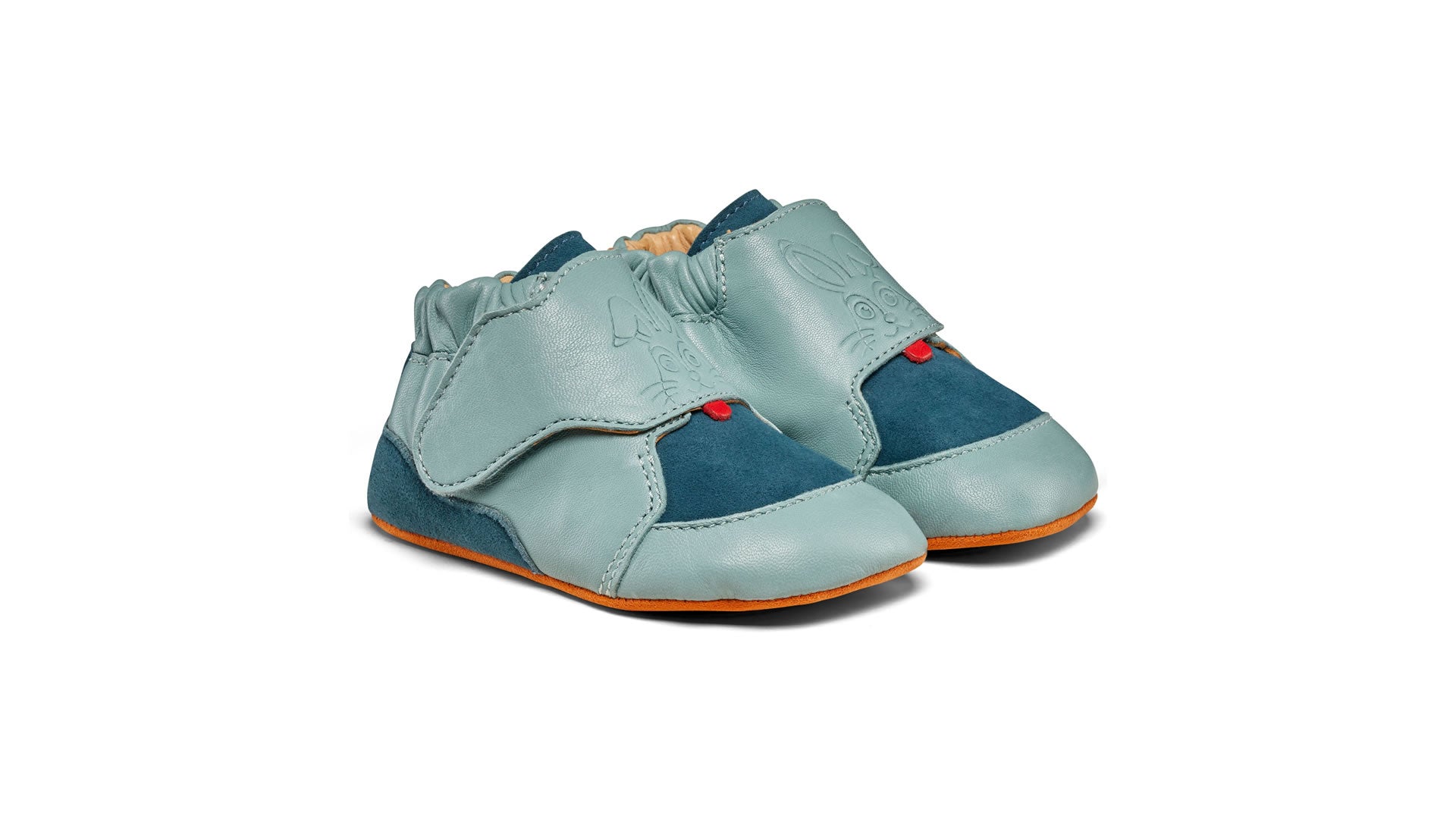 Dětské barefoot capáčky Affenzahn Crawling Shoe Leather Crawly Bunny
 pohled z pravé strany