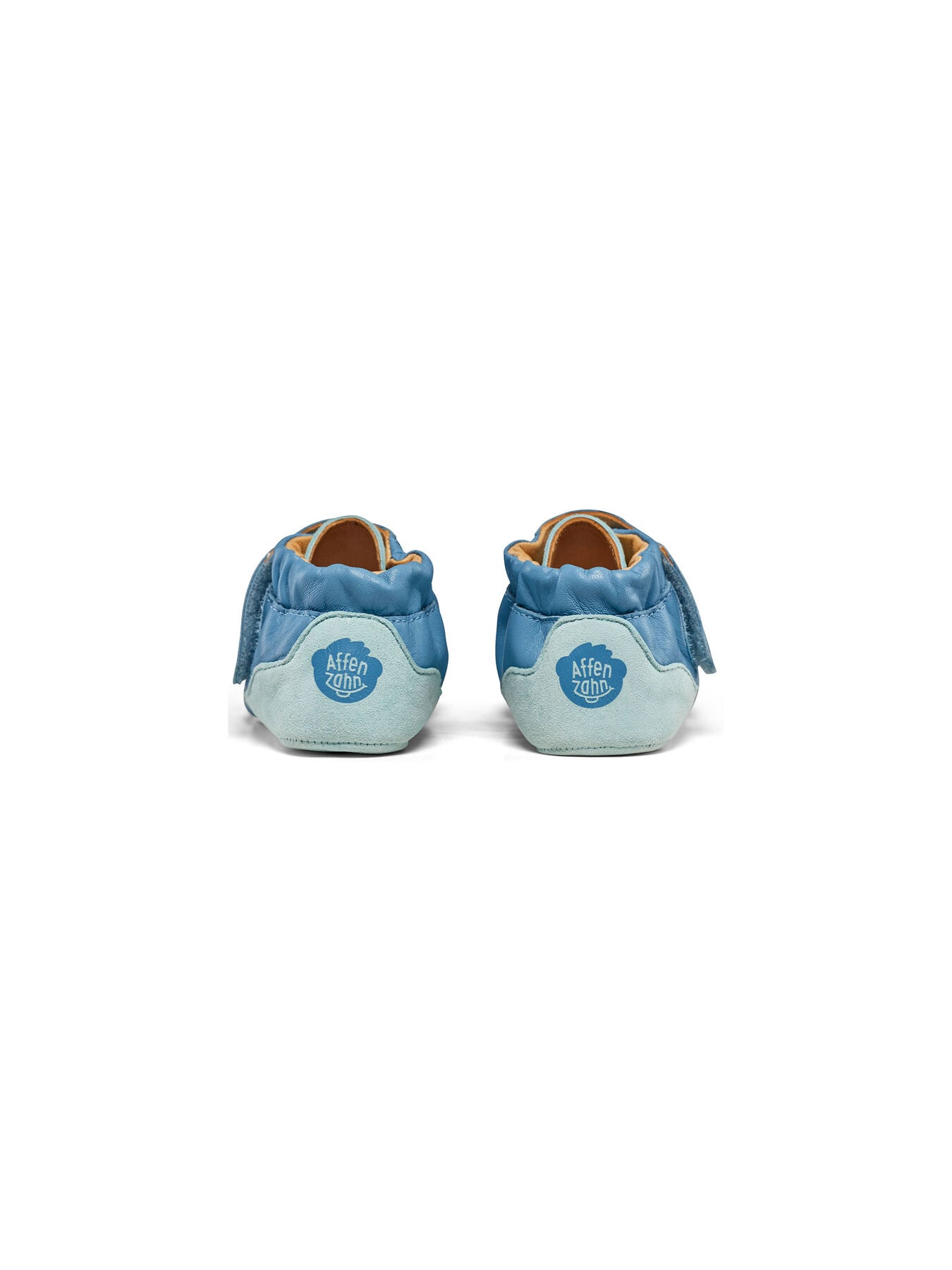 Zapato de gateo Affenzahn de cuero Crawly - Tiburón