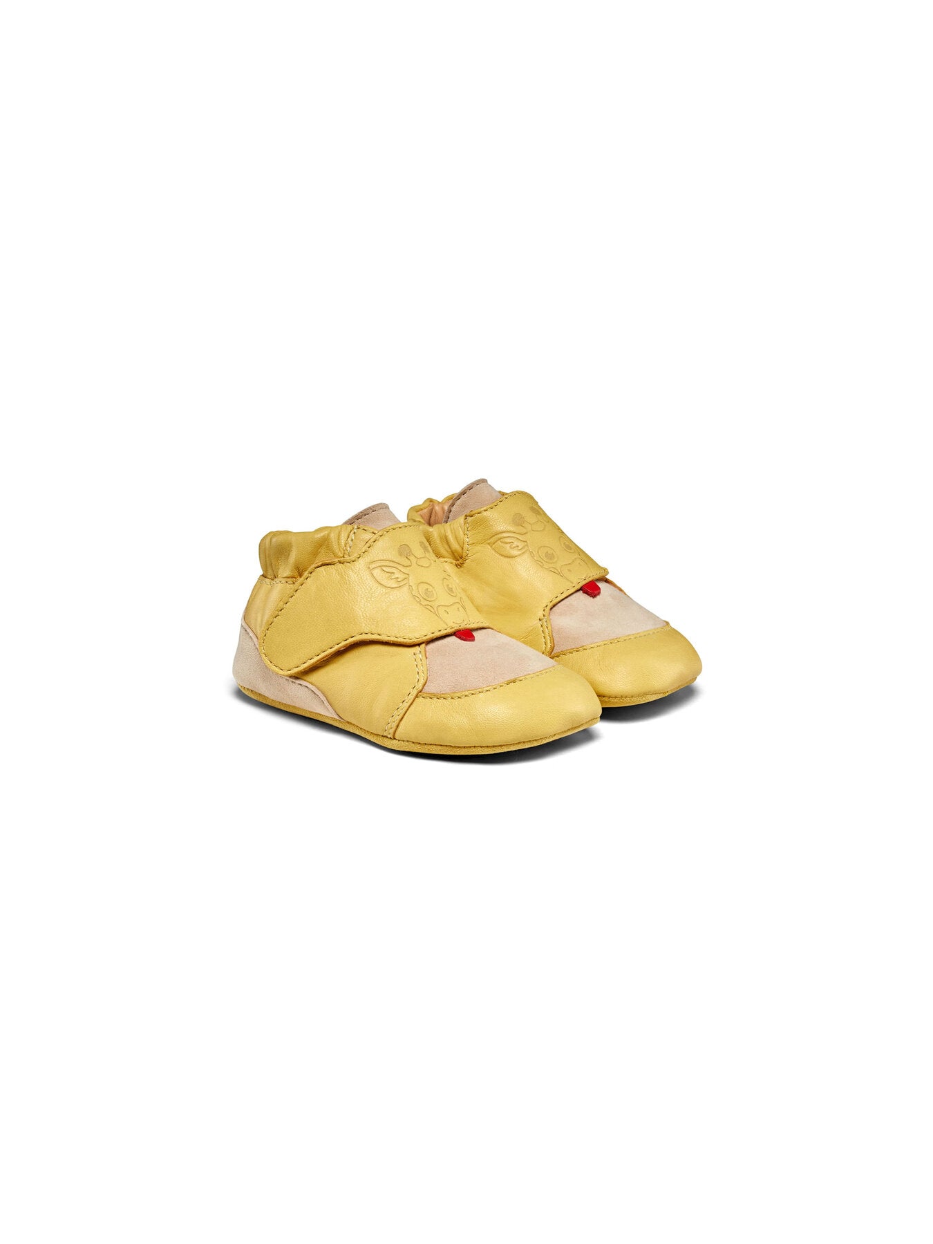 Zapato de gateo Affenzahn de cuero Crawly - Jirafa