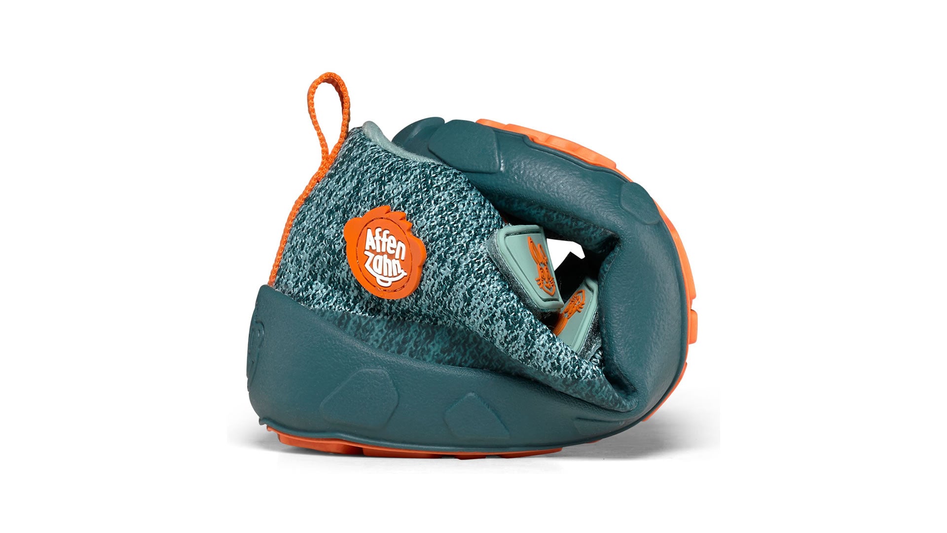 Dětské barefoot boty Affenzahn Low Boot Knit Happy Bunny
zelené ukázka ohebnosti boty