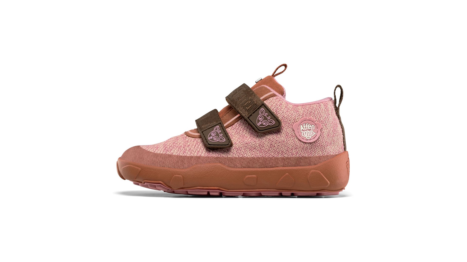 Dětské barefoot boty Affenzahn Low Boot Knit Happy Deer
růžové zleva