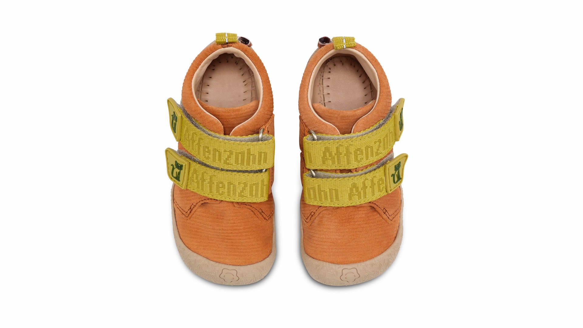 Affenzahn Prewalker Leather Walky - Cat barefoot boty se širokou špičkou, flexibilní podrážkou a kombinací kůže, semiše a kaučuku.