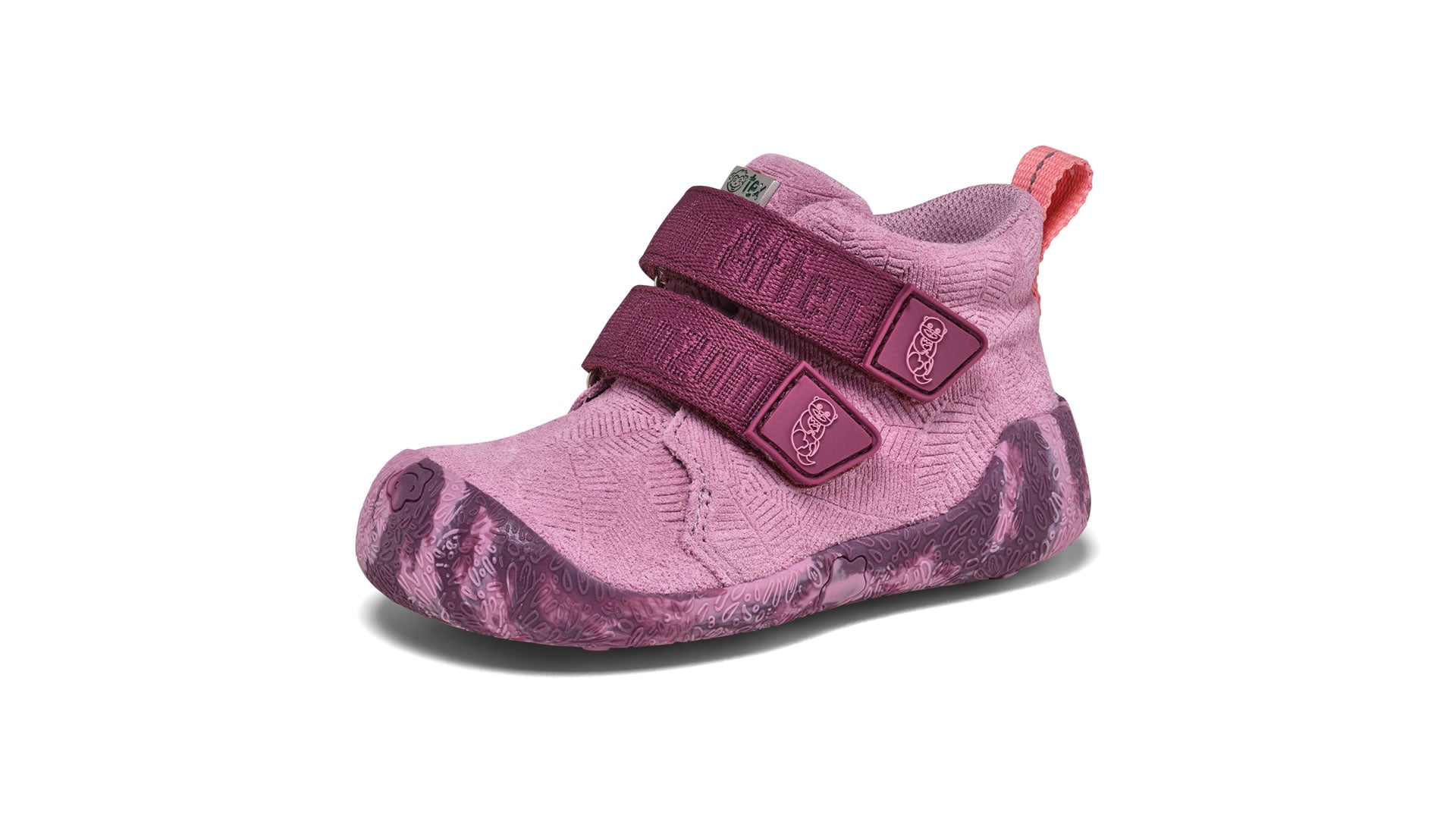 Dětské barefoot boty Affenzahn Prewalker Lowboot Leather Talky Otter
růžové pohled zprava