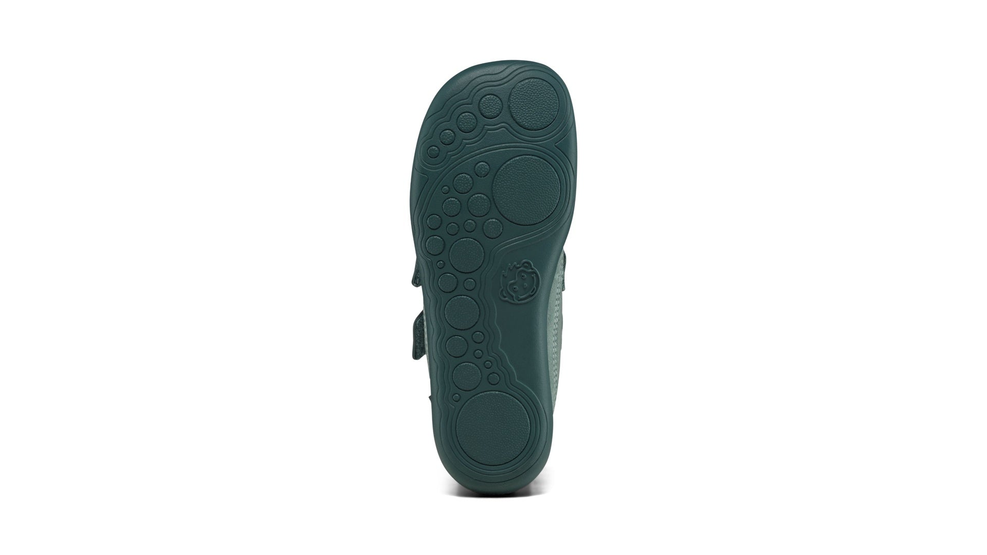 Affenzahn Sneaker Leather Buddy - Bunny dětská barefoot bota s flexibilní tmavě zelenou podrážkou