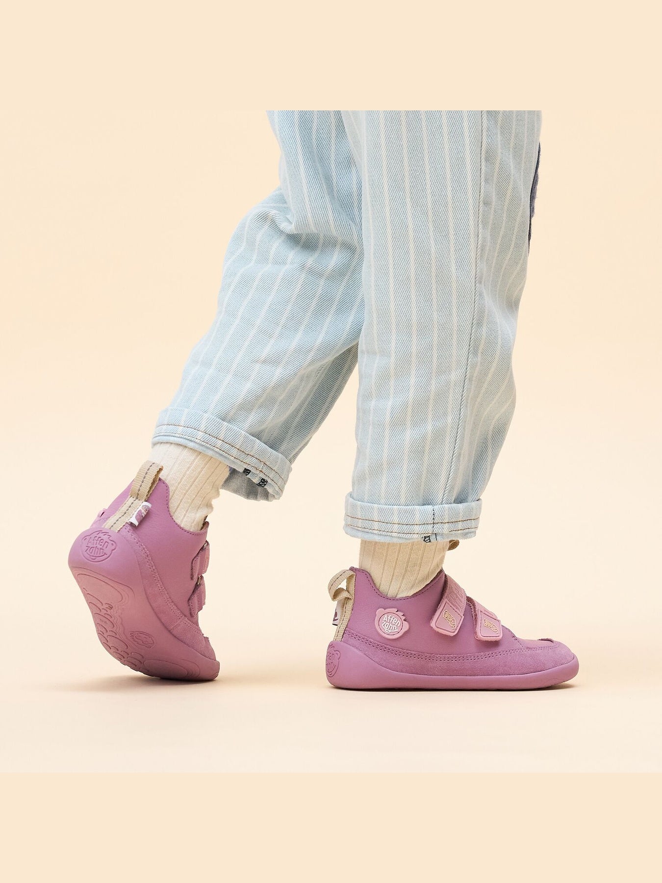 Affenzahn Sneaker Leather Buddy - Otter