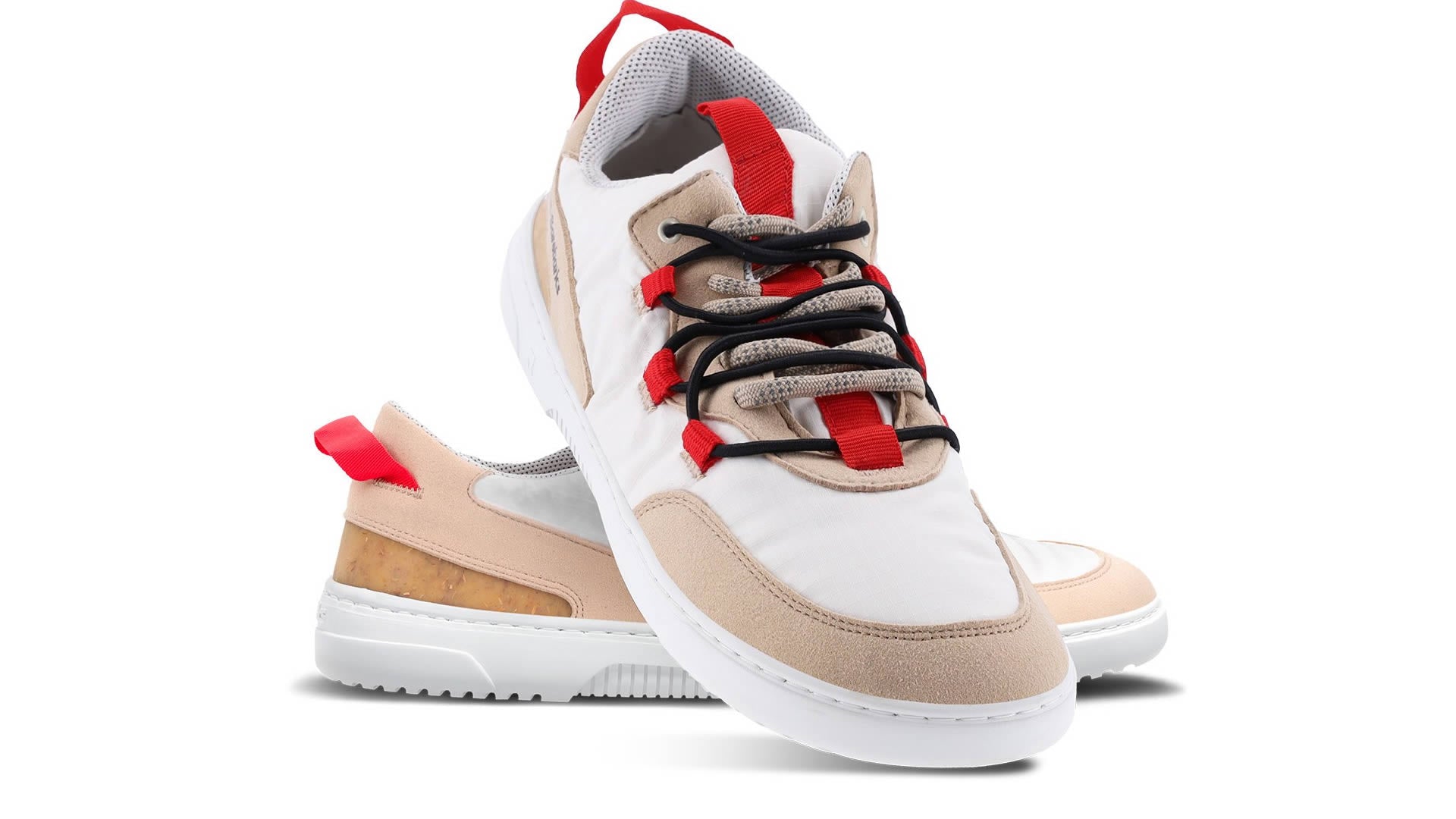 Barebarics Revive tenisky Beige & White - pravý bok