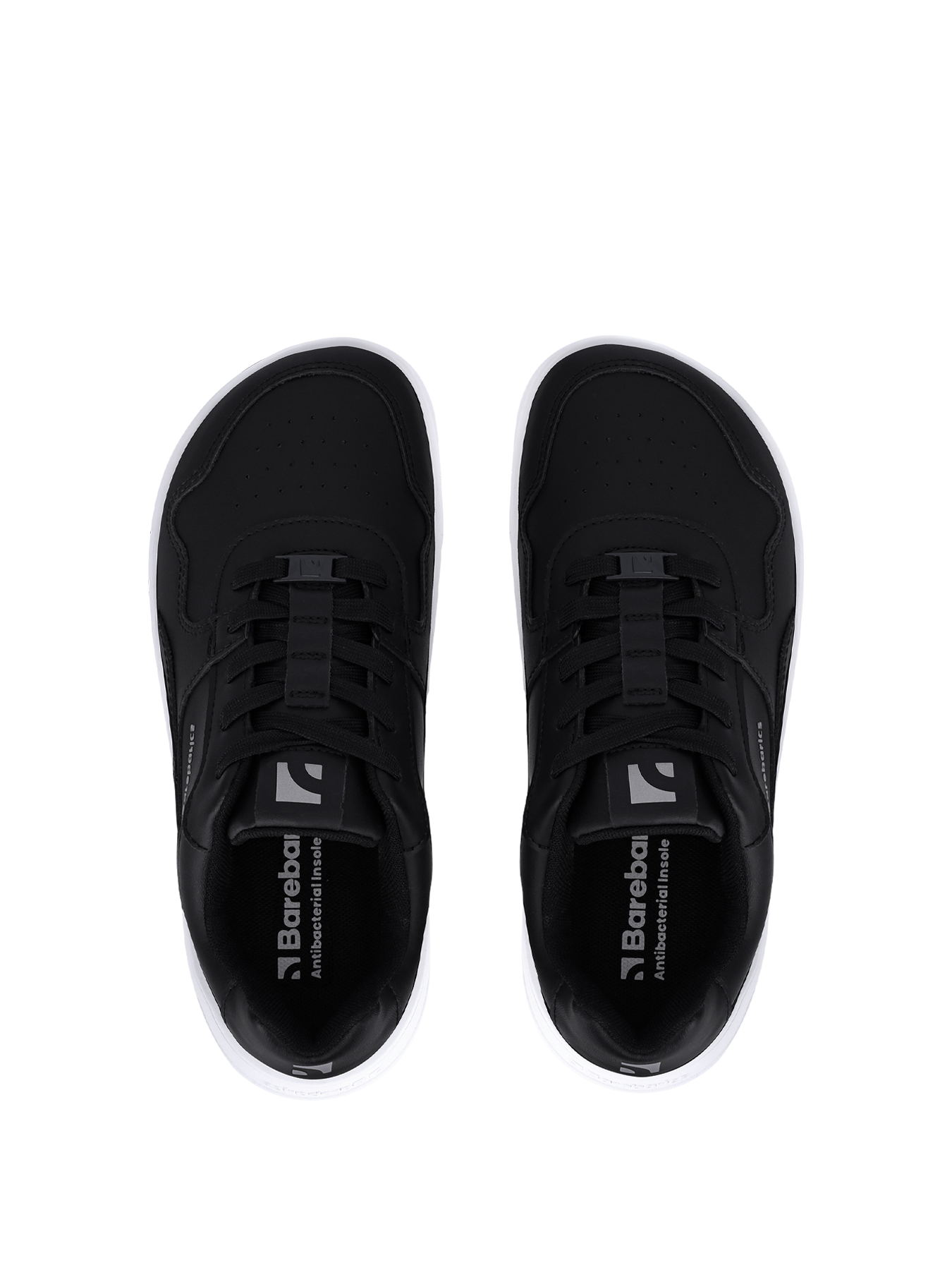 Barefoot boty Barebarics Zing - Black & White černé s bílou podrážkou  shora