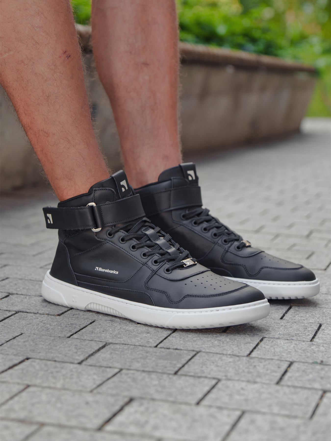 Barebarics Zing - High Top - Black & White pánské