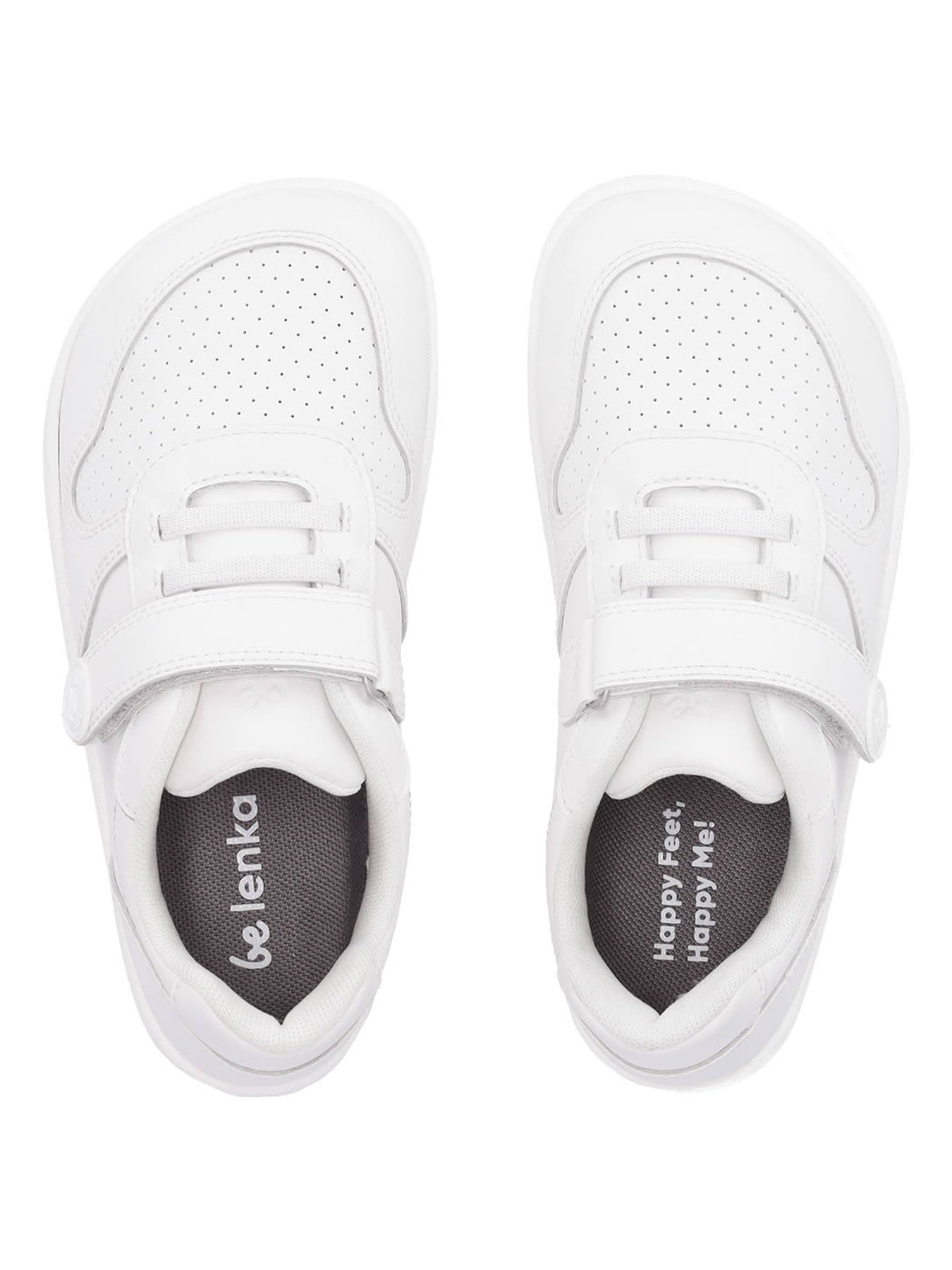 Zapatos barefoot para todo el año para niños Be Lenka Scoot - All White