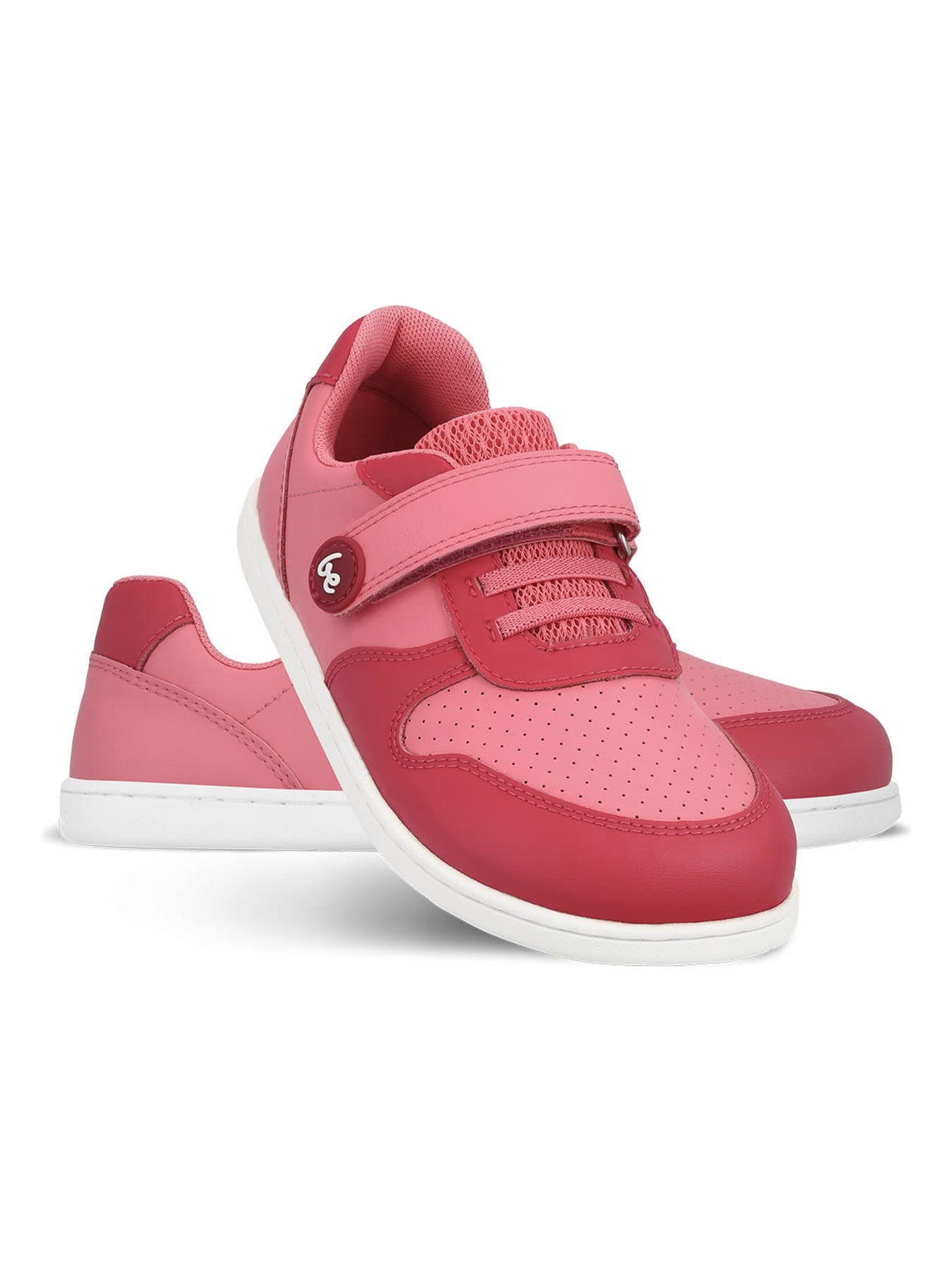 Dětské celoroční barefoot boty Be Lenka Scoot - Light & Dark Pink