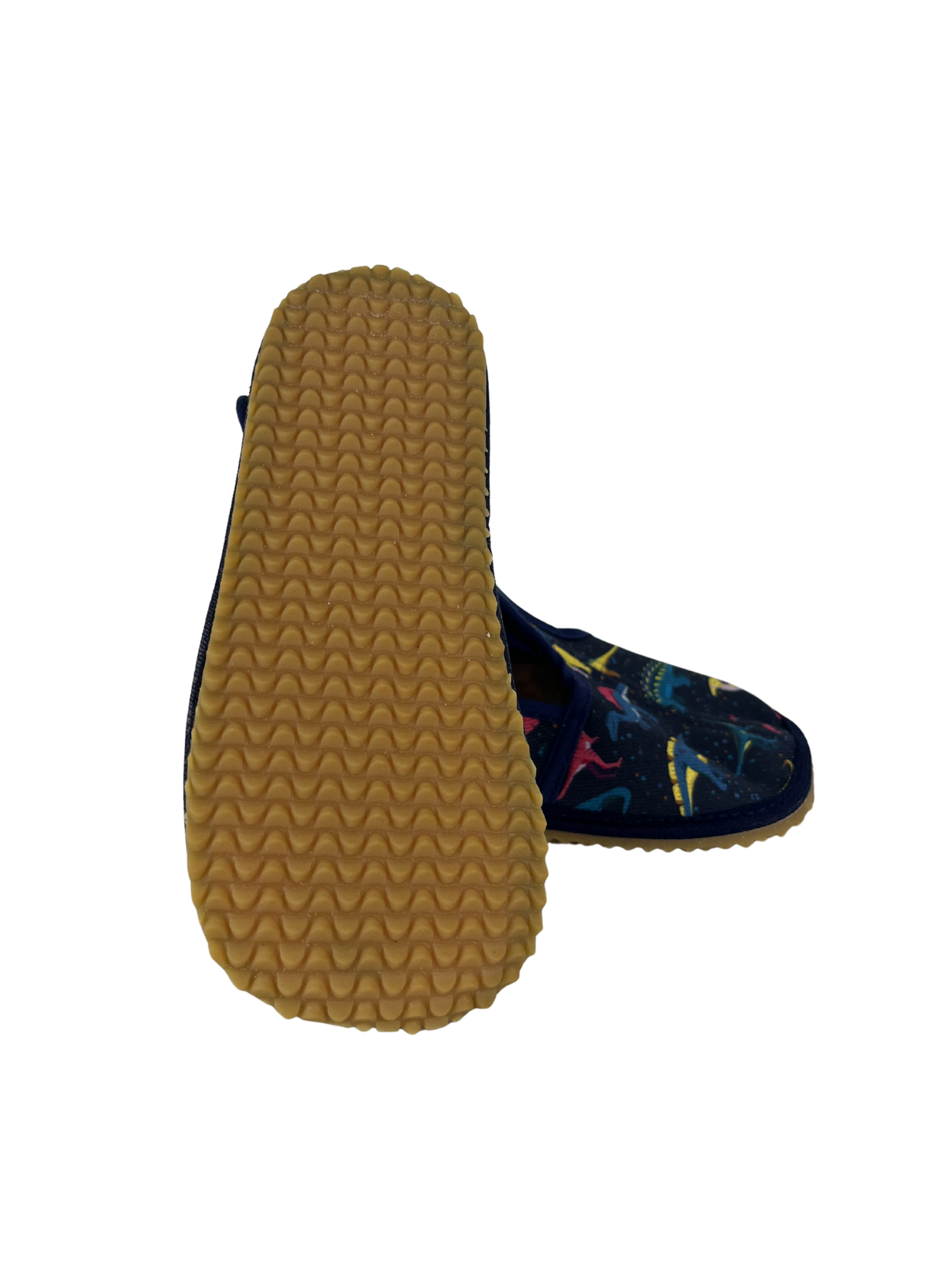 Dětské barefoot bačkůrky Beda BF 060010/W/02 SLIM - Colorful Dinos