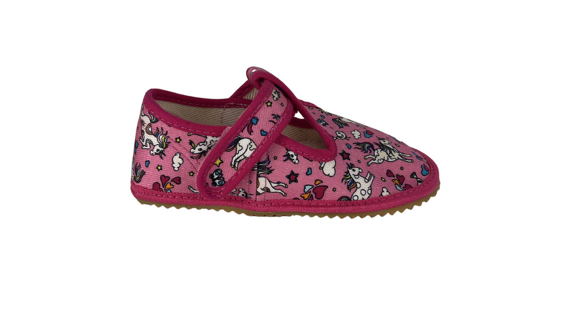 Pantuflas barefoot infantiles Beda BF 060010/W - Crazy Unicorn