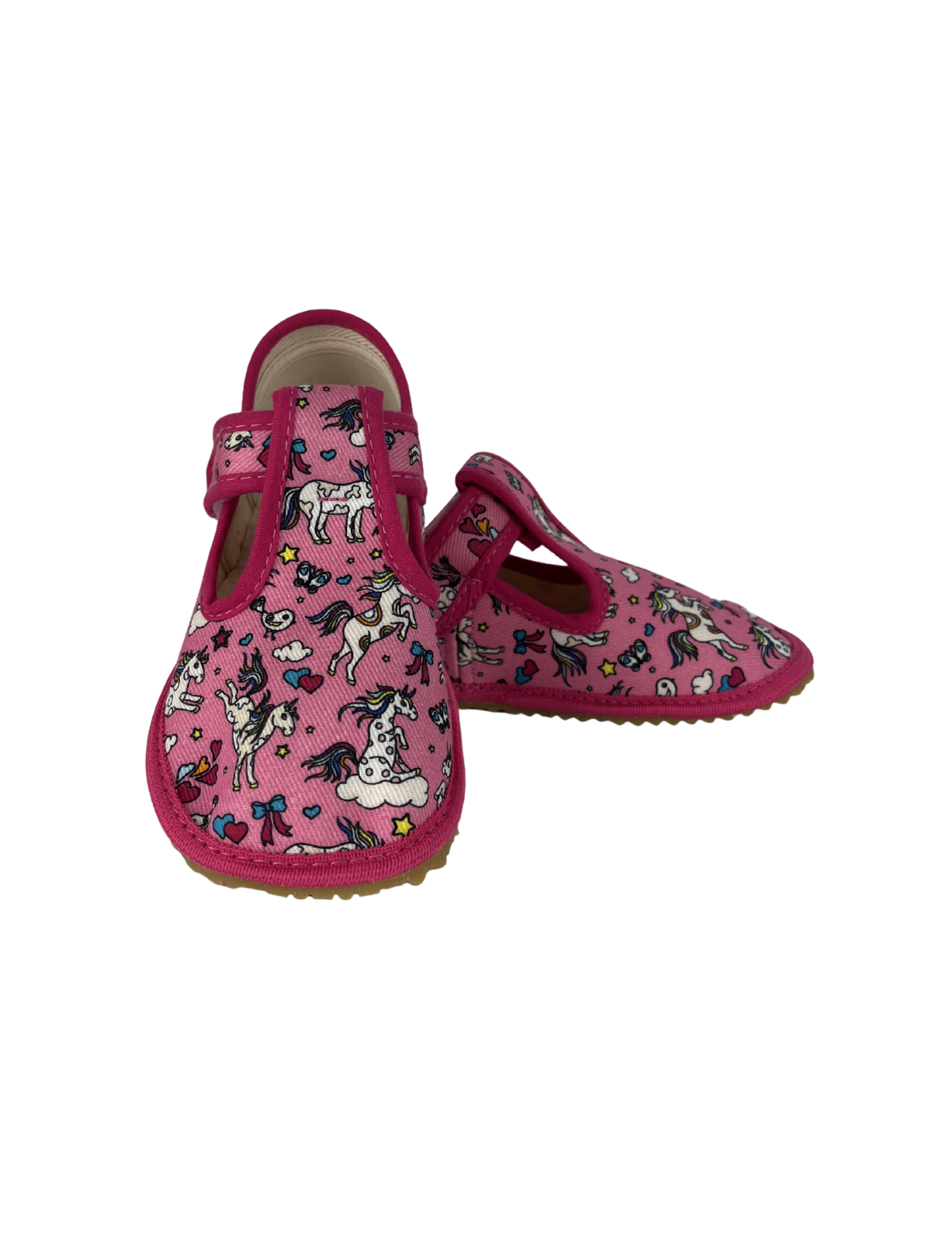 Dětské barefoot bačkůrky Beda BF 060010/W - Crazy Unicorn