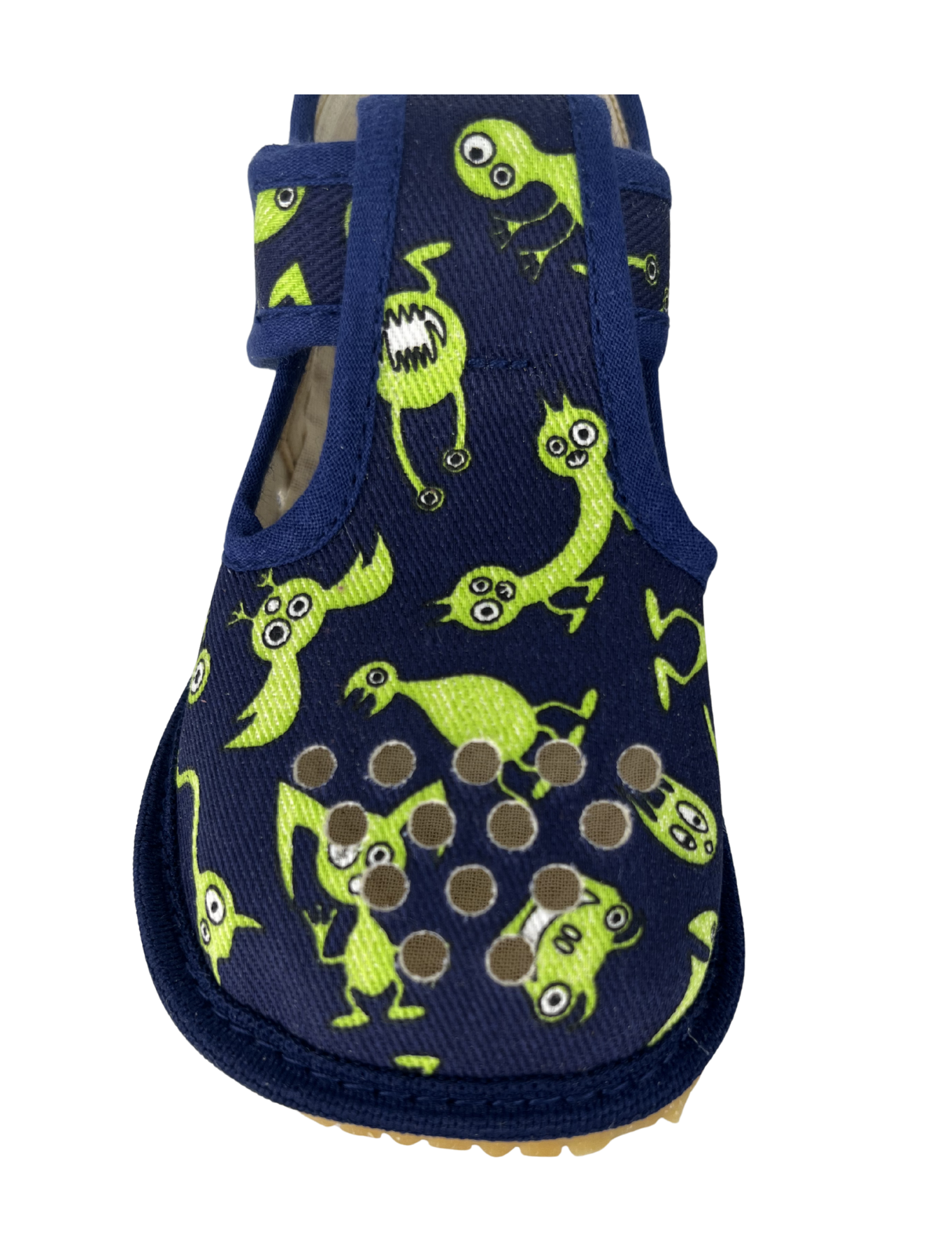Dětské barefoot bačkůrky Beda BF 060010/W/PF - Monsters