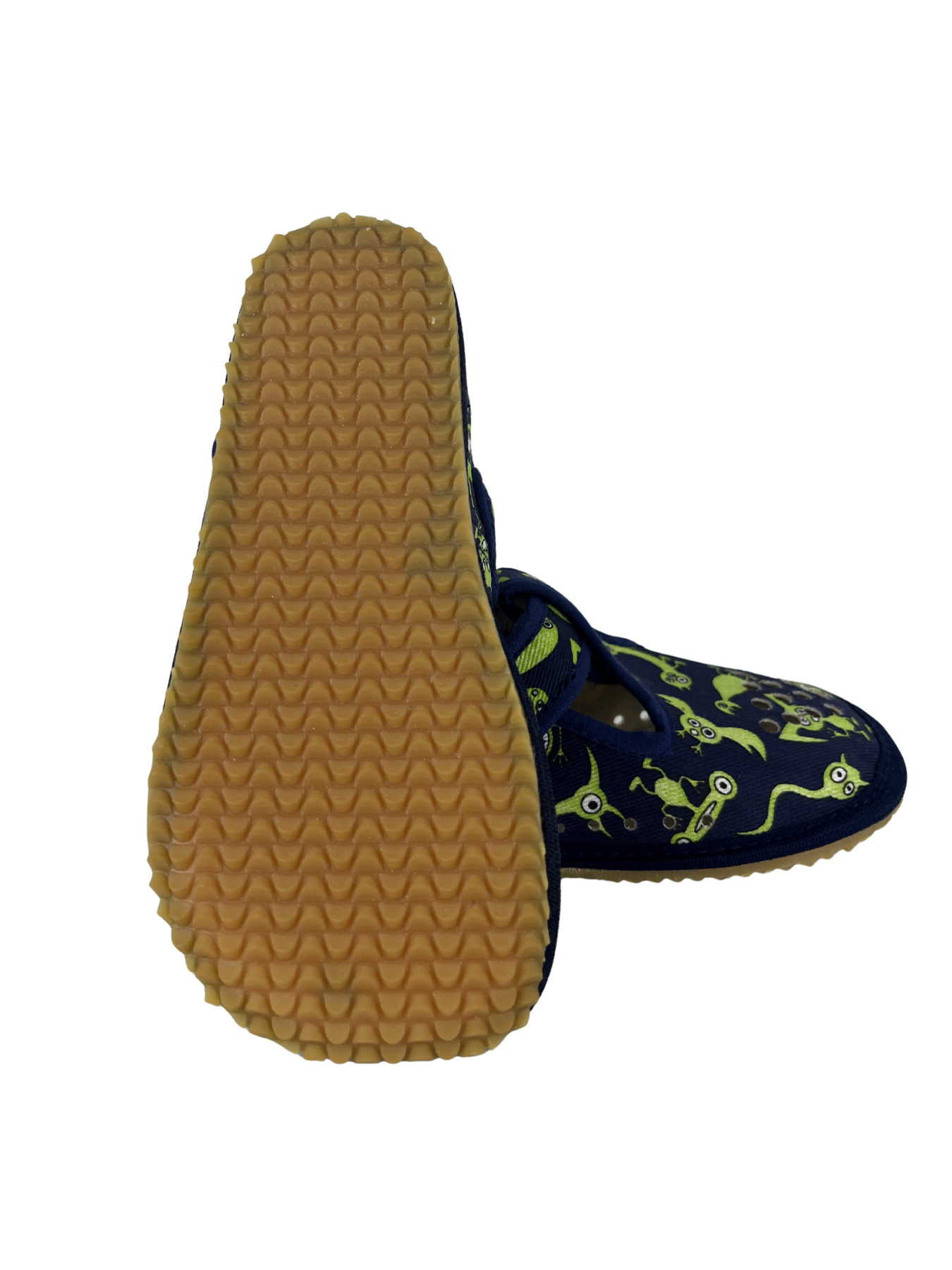 Dětské barefoot bačkůrky Beda BF 060010/W/PF - Monsters