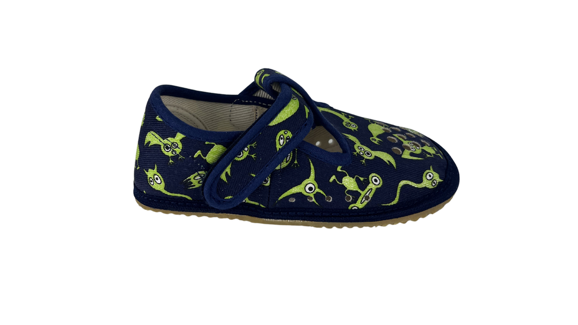 Pantuflas barefoot infantiles Beda BF 060010/W/PF - Monsters