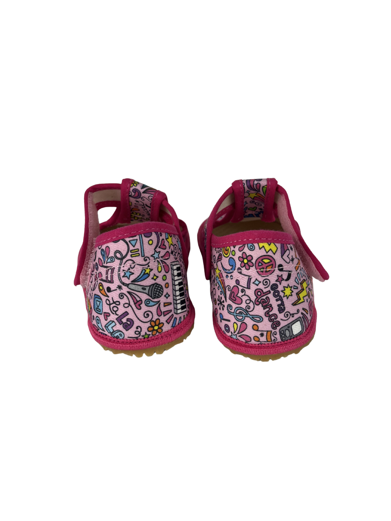 Dětské barefoot bačkůrky Beda BFN 170020/W - Music