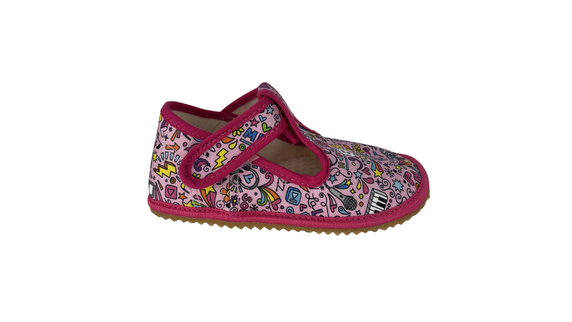 Pantuflas barefoot infantiles Beda BFN 170020/W - Music