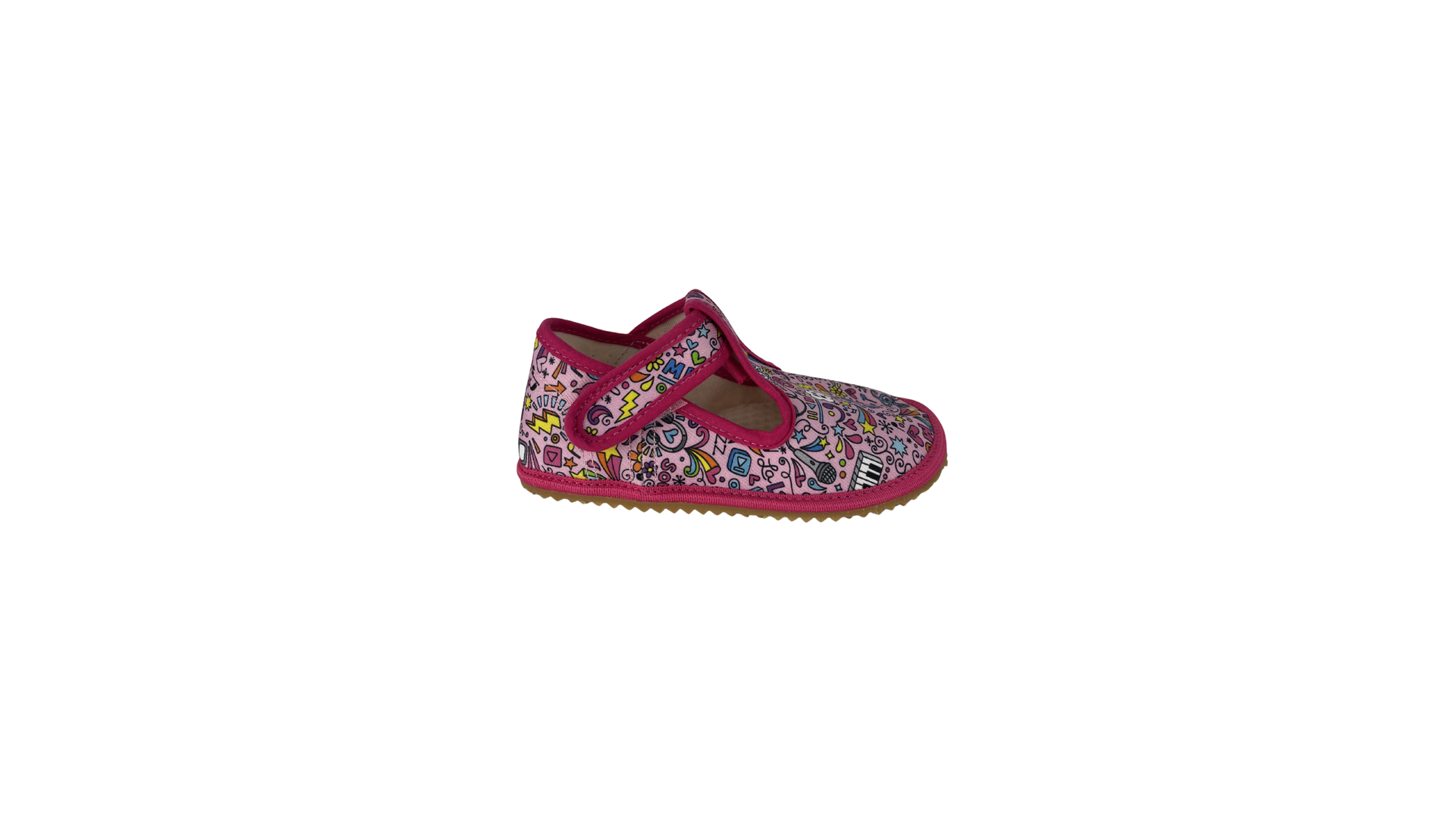 Dětské barefoot bačkůrky Beda BFN 170020/W - Music