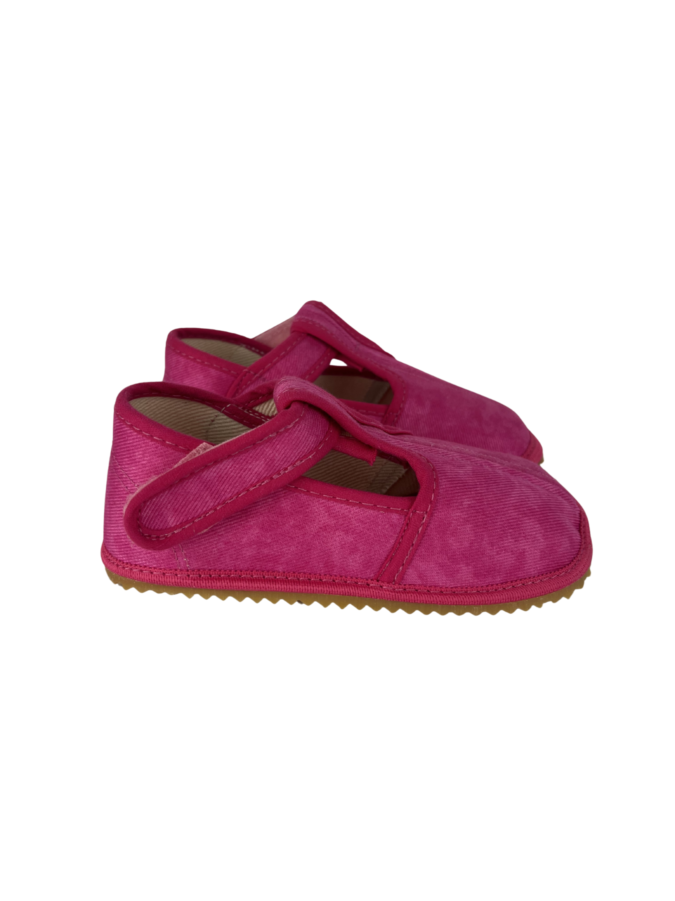 Dětské barefoot bačkůrky Beda BF 060010/W/02 SLIM - Pink Batik