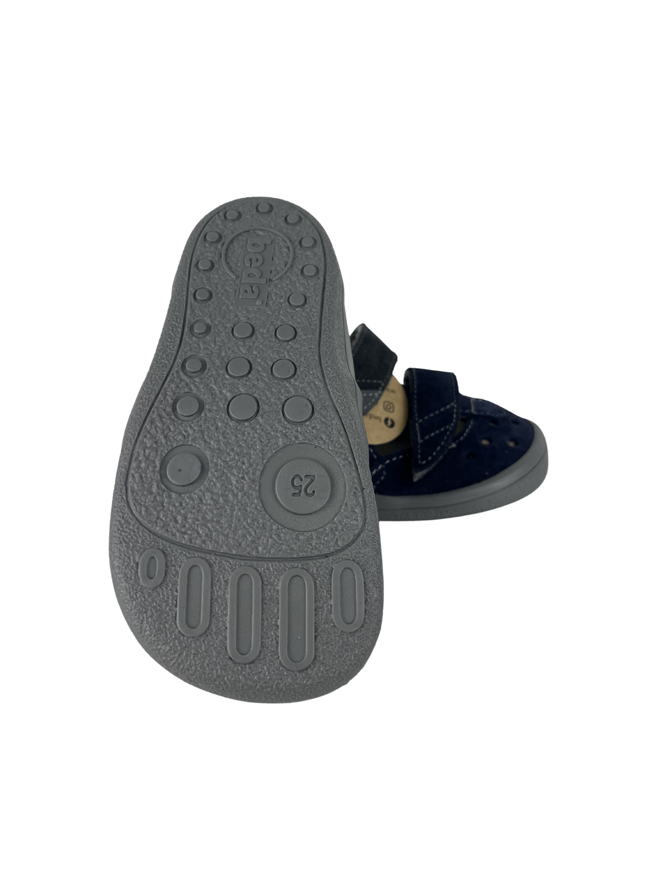 Dětské barefoot sandály Beda BF 0001/SD/W - LUCAS