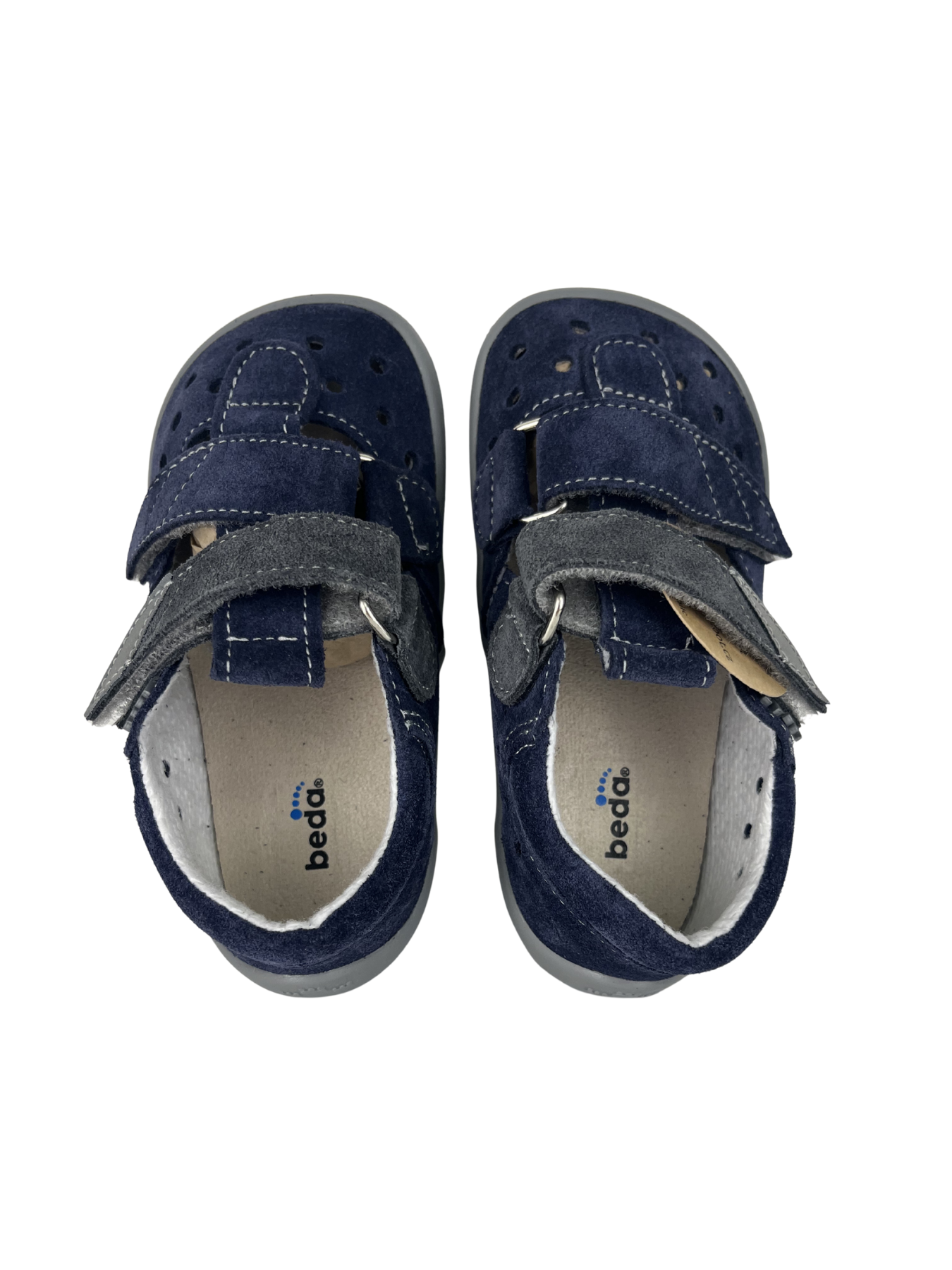 Dětské barefoot sandály Beda BF 0001/SD/W - LUCAS