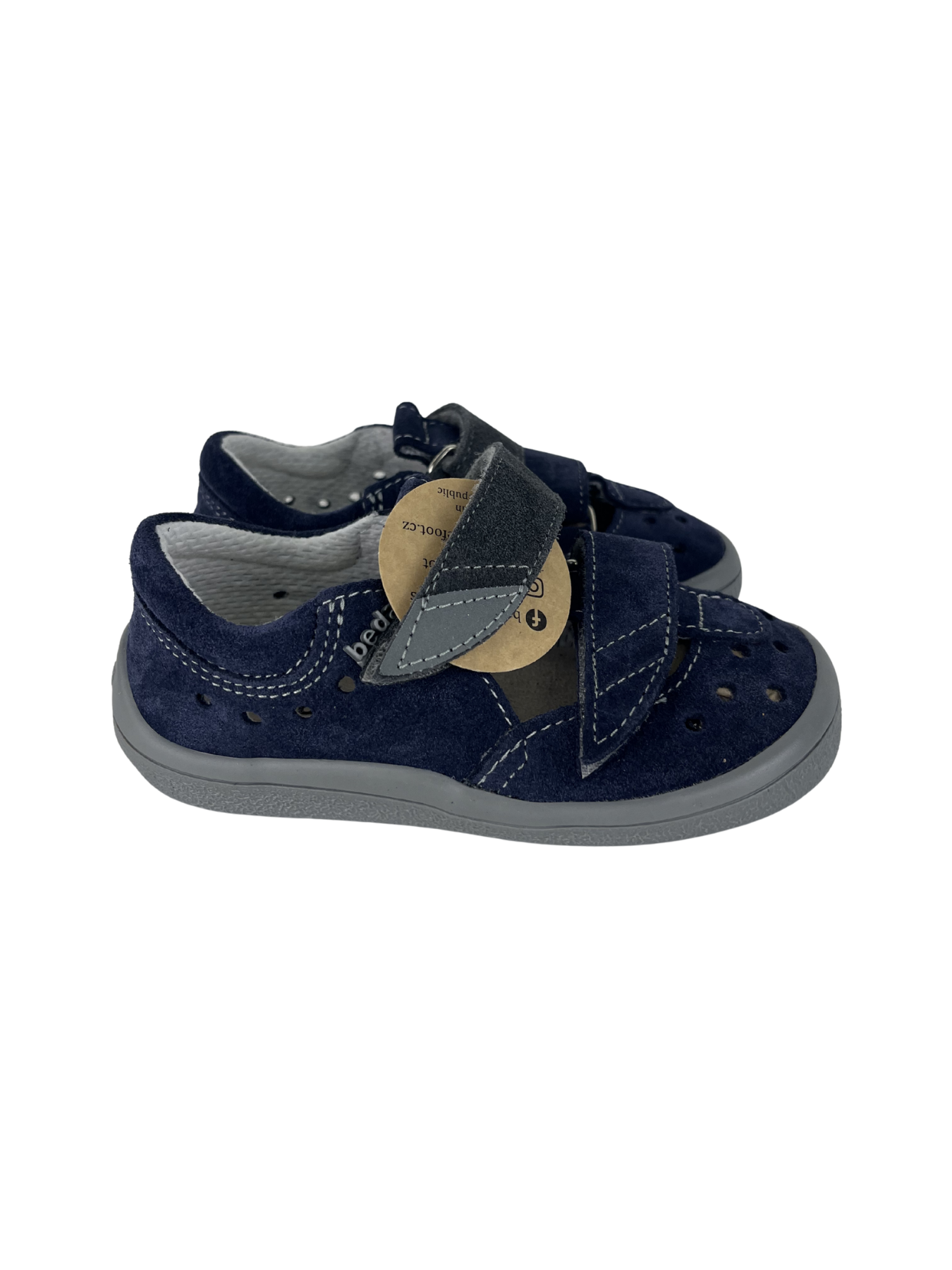 Dětské barefoot sandály Beda BF 0001/SD/W - LUCAS