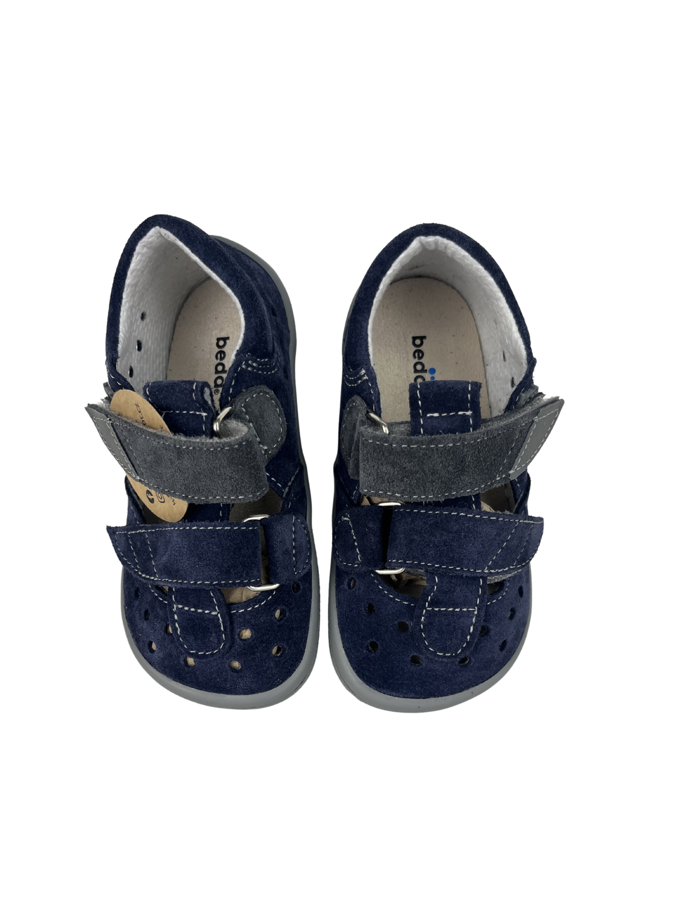 Dětské barefoot sandály Beda BF 0001/SD/W - LUCAS