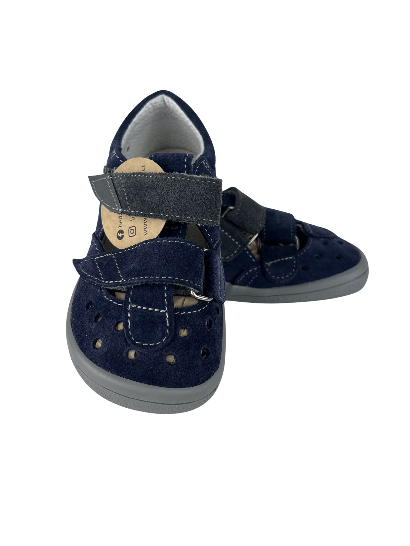 Dětské barefoot sandály Beda BF 0001/SD/W - LUCAS