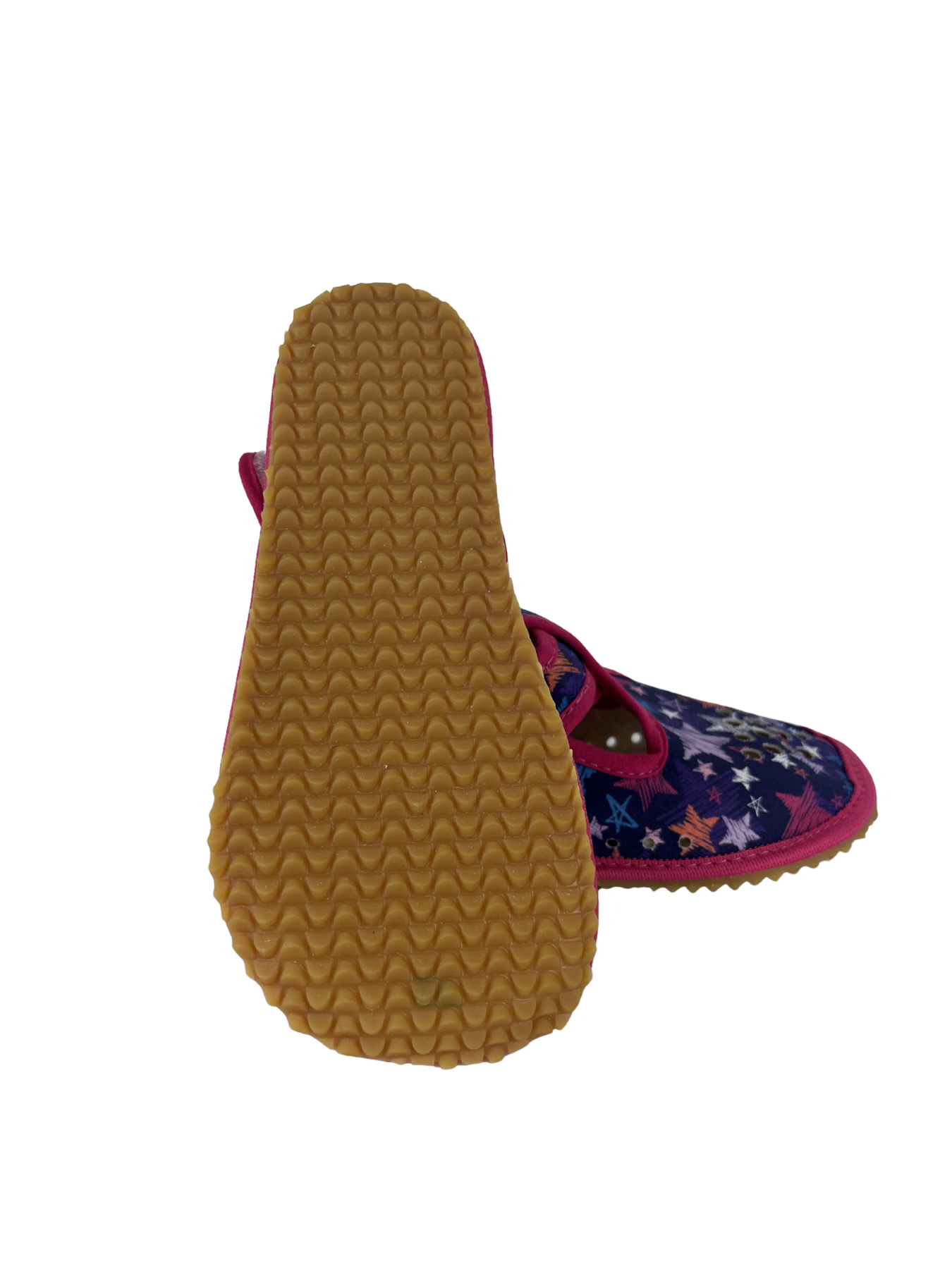 Dětské barefoot bačkůrky Beda BF 060010/W/PF - Stars