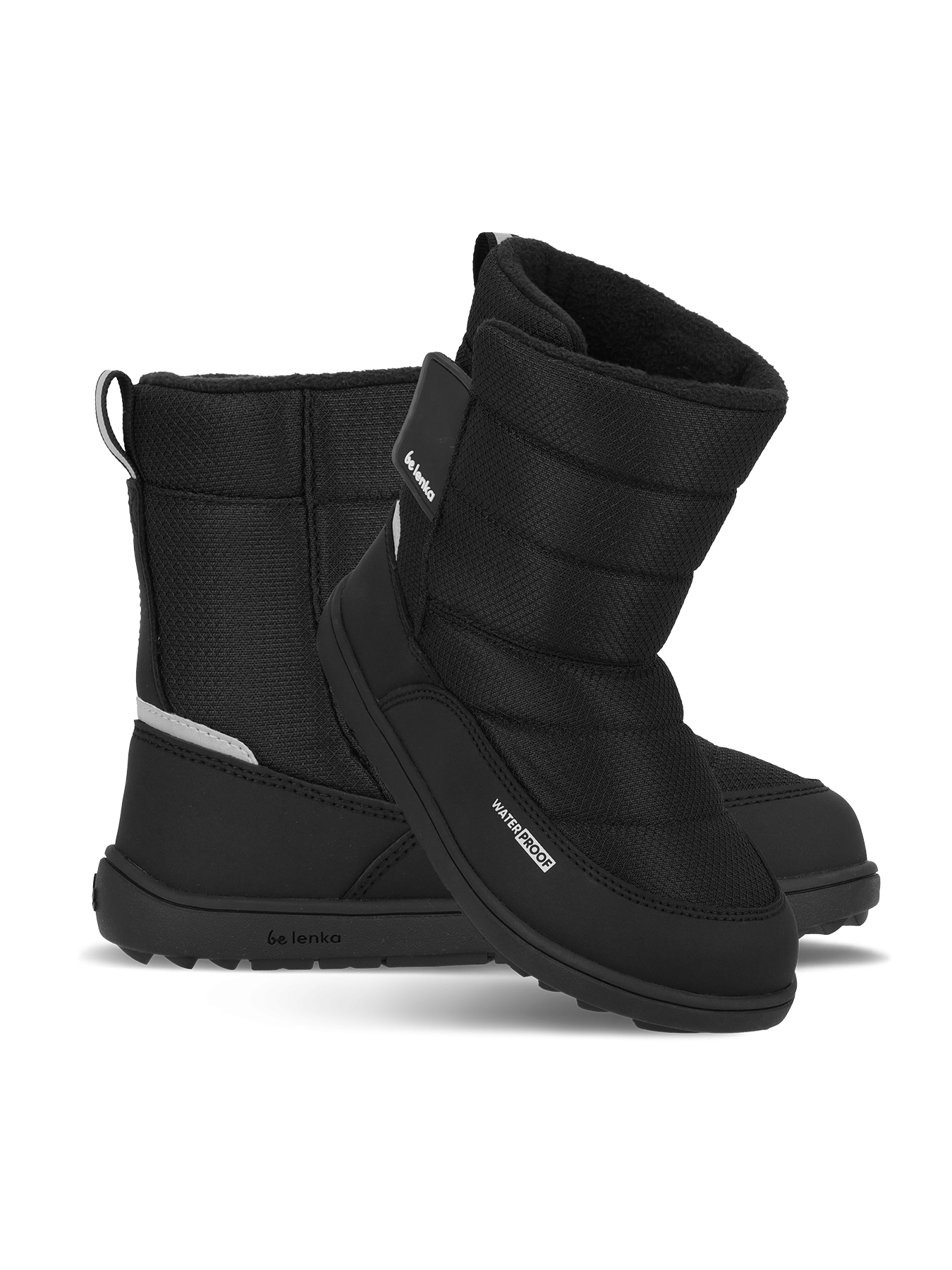 Dětské barefoot sněhule Be Lenka Ailo - All Black