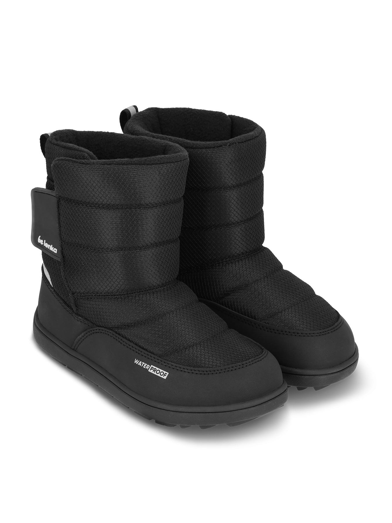 Dětské barefoot sněhule Be Lenka Ailo - All Black