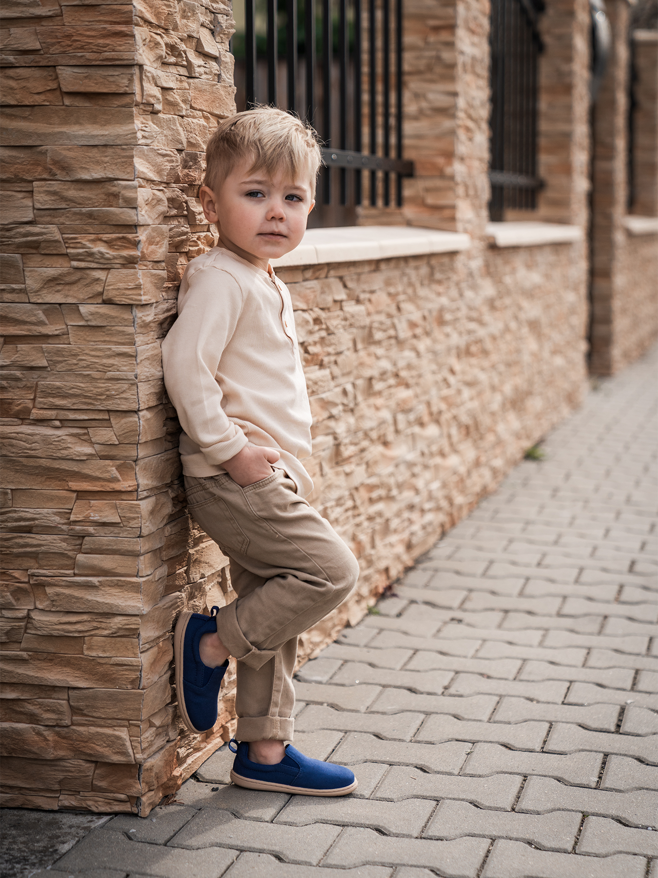 Be Lenka Aura Navy - Aura boty chlapec u zdi