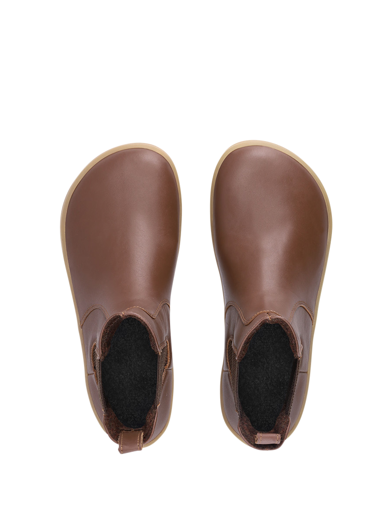 Podzimní i jarní kotníkové boty s gumou u kotníku Be Lenka Entice Neo - Dark Brown hnědé shora
