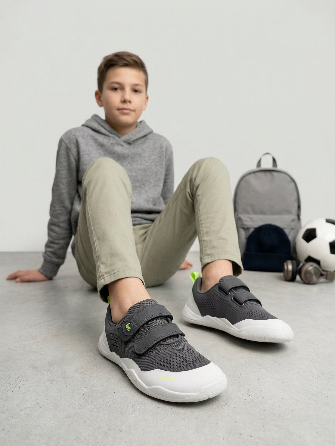 Zapatos barefoot para todo el año para niños Be Lenka Scoot - All Black