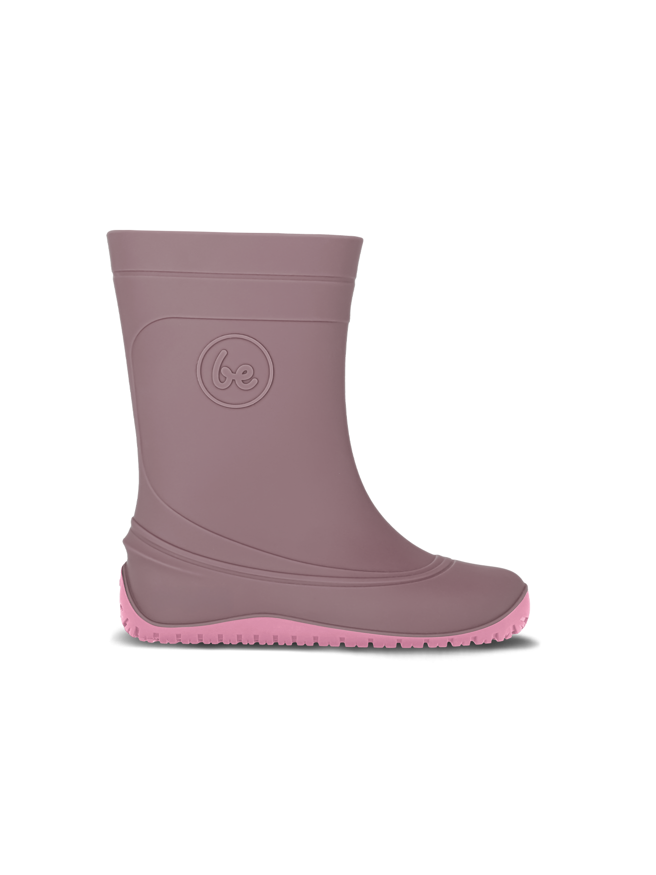 Botas impermeables barefoot infantiles Be Lenka Pudds - Rosa Nebuloso