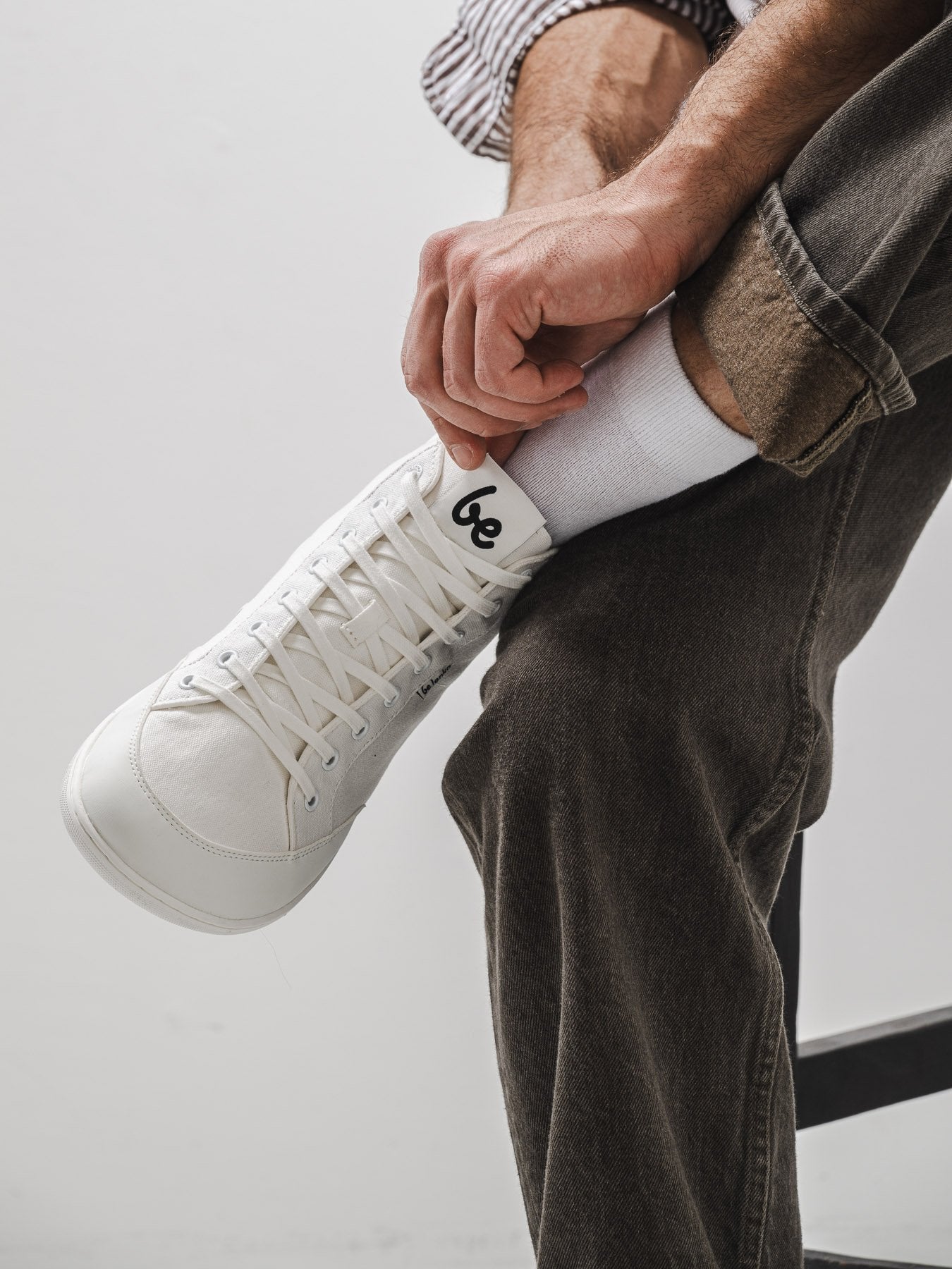 Be Lenka Rebound - High Top - All White pánské