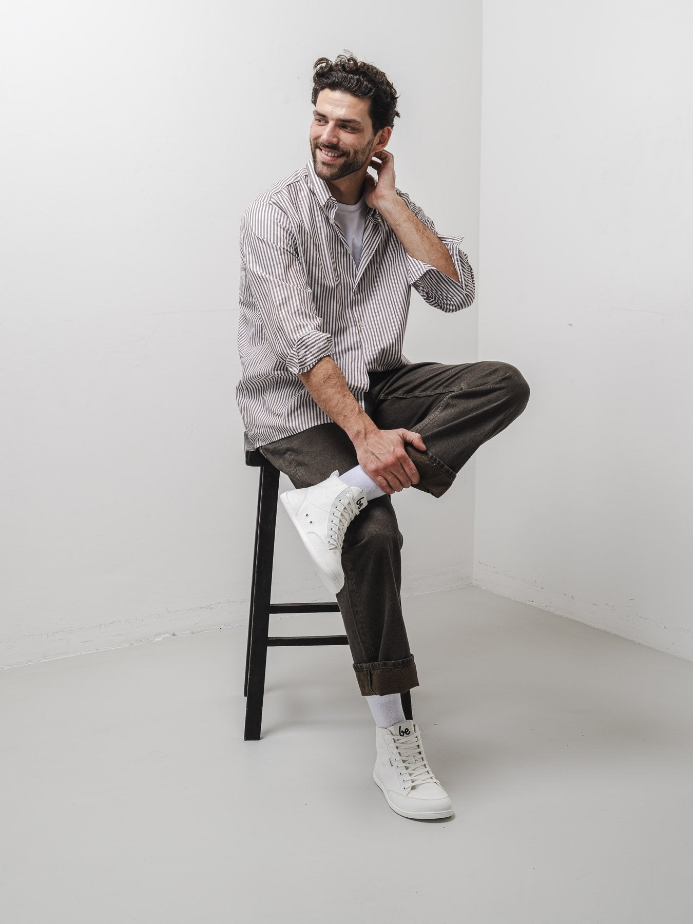 Be Lenka Rebound - High Top - All White pánské