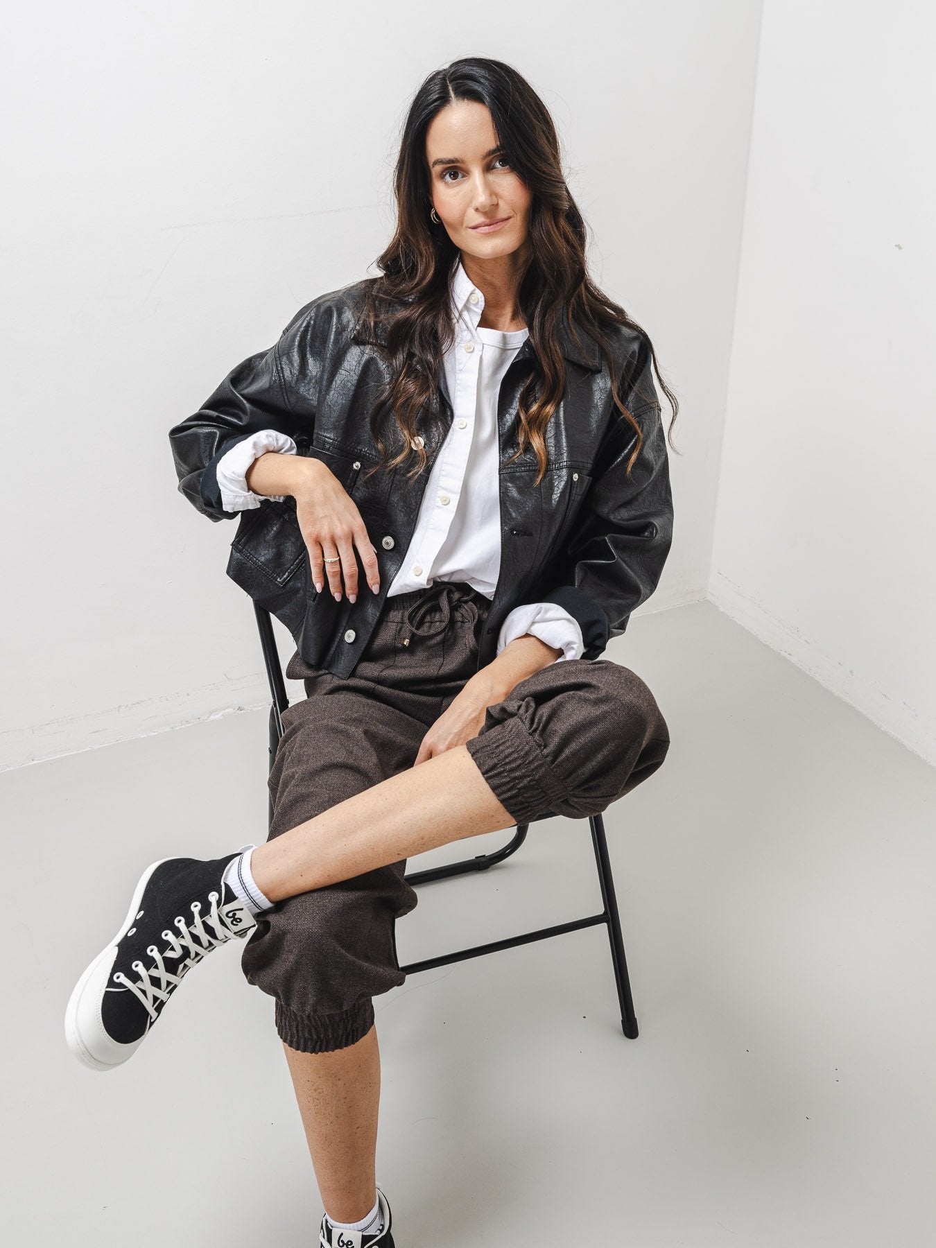 Be Lenka Rebound High Top - Black & White dámské