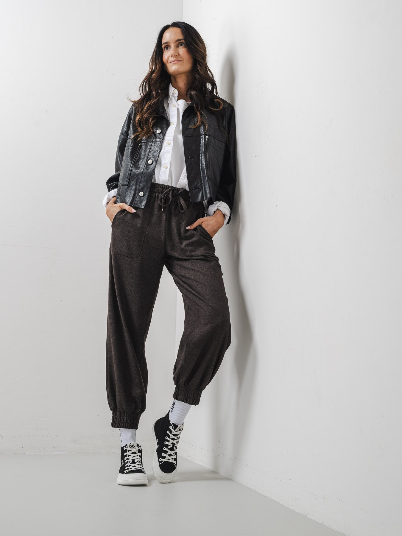 Be Lenka Rebound High Top - Black & White dámské