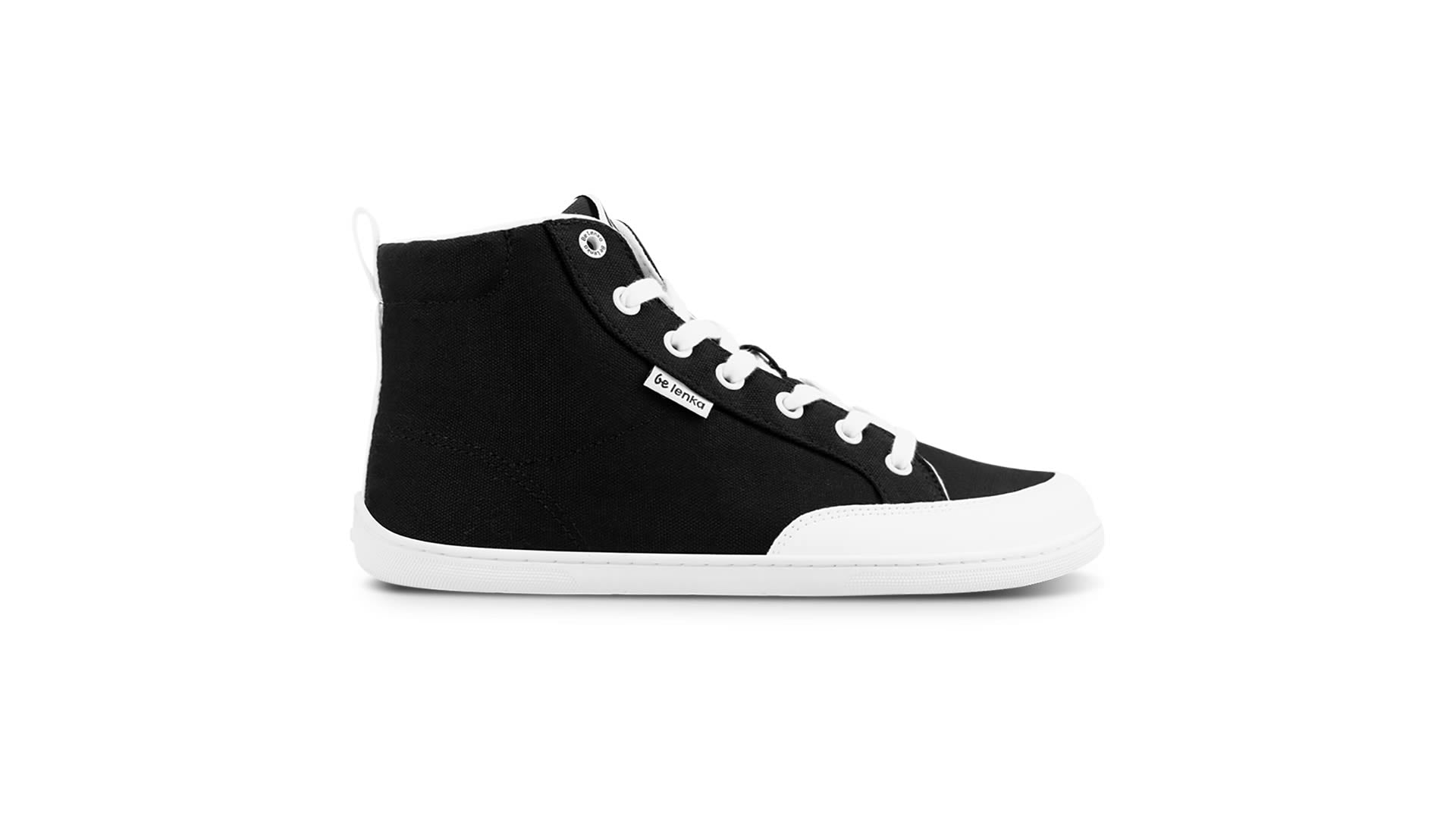 Be Lenka Rebound High Top Black And White - pravý bok
