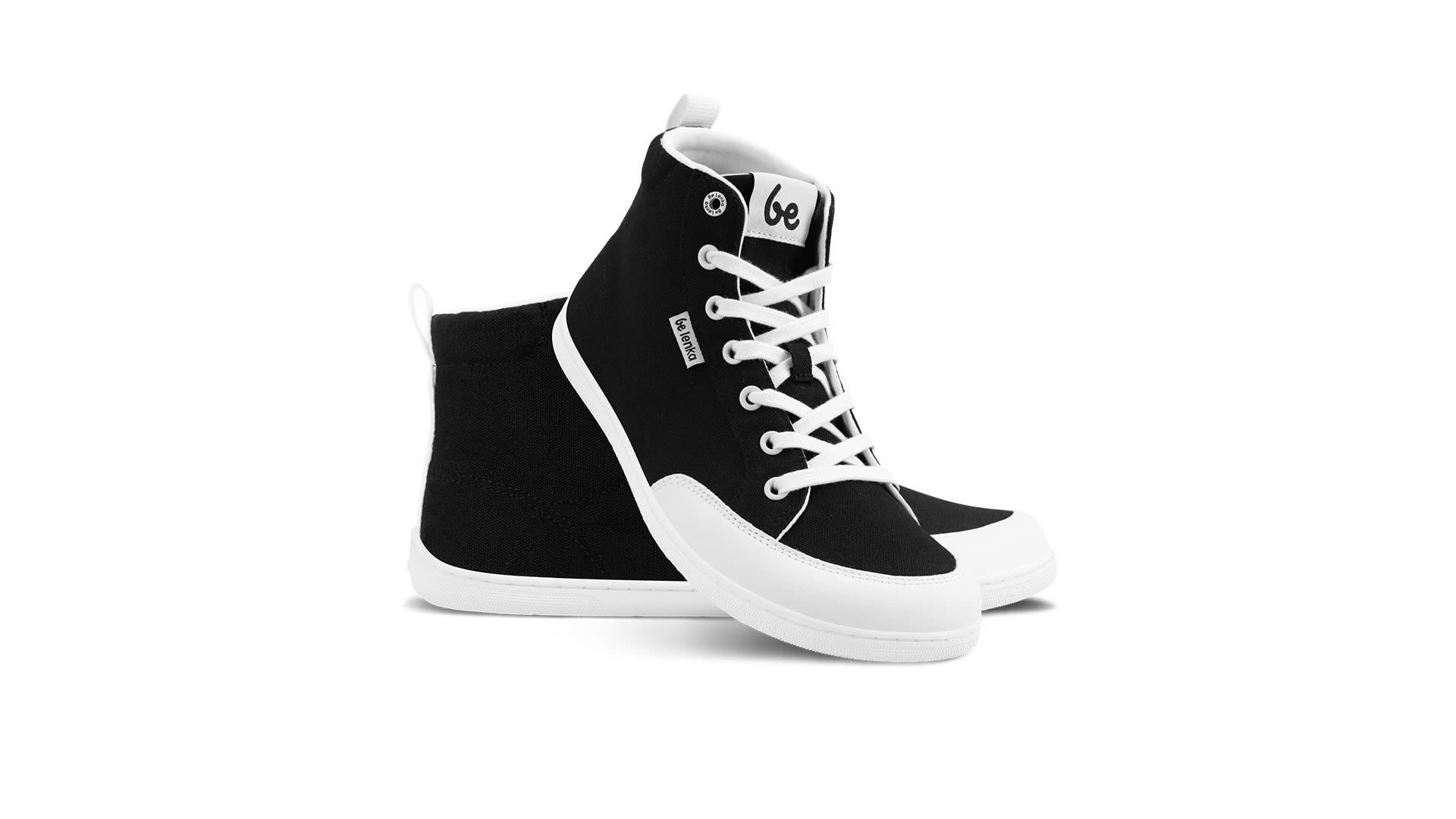Be Lenka Rebound High Top Black & White - pohled z boku