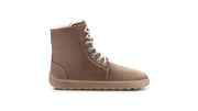 Zimní zateplené vysoké barefoot boty Be Lenka Winter 3.0 - Walnut Brown ořechově hnědé zprava