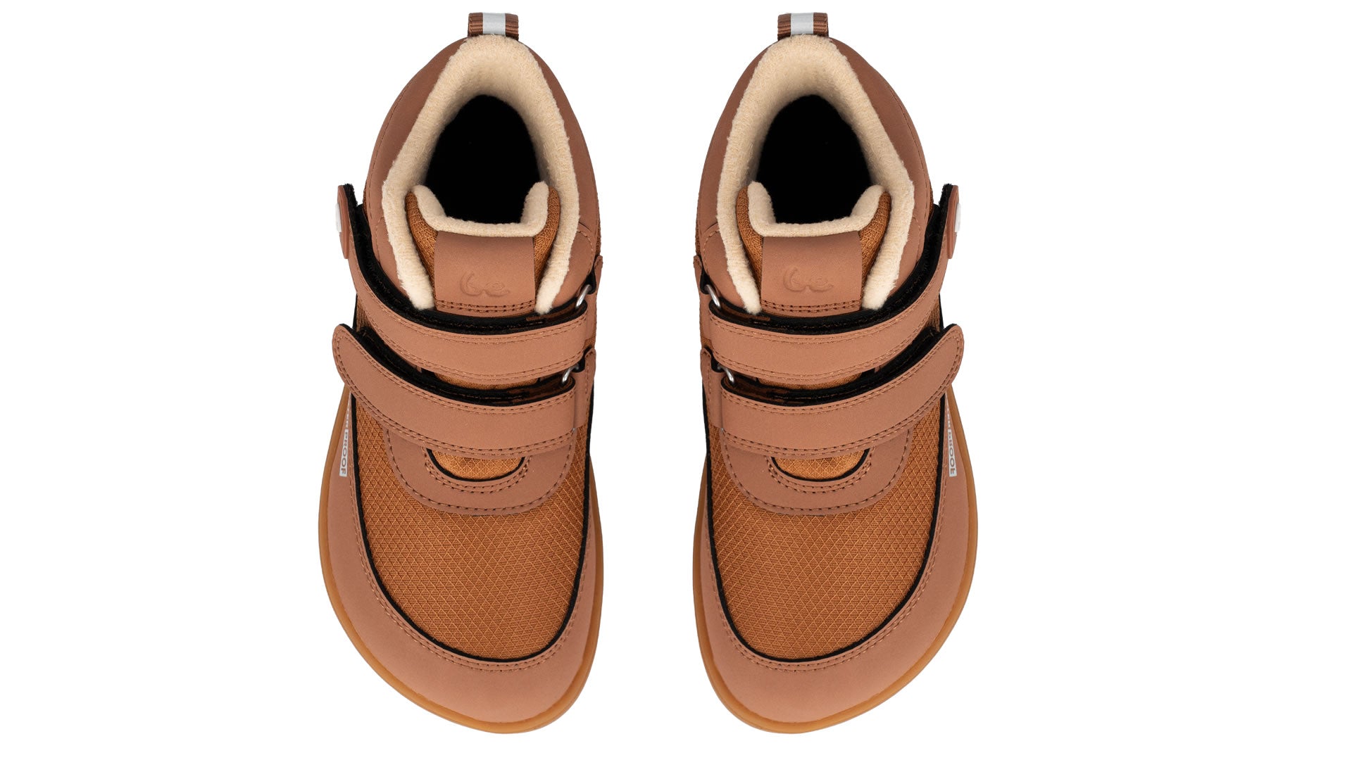 Dětské zimní barefoot boty Be Lenka Zippu - All Brown