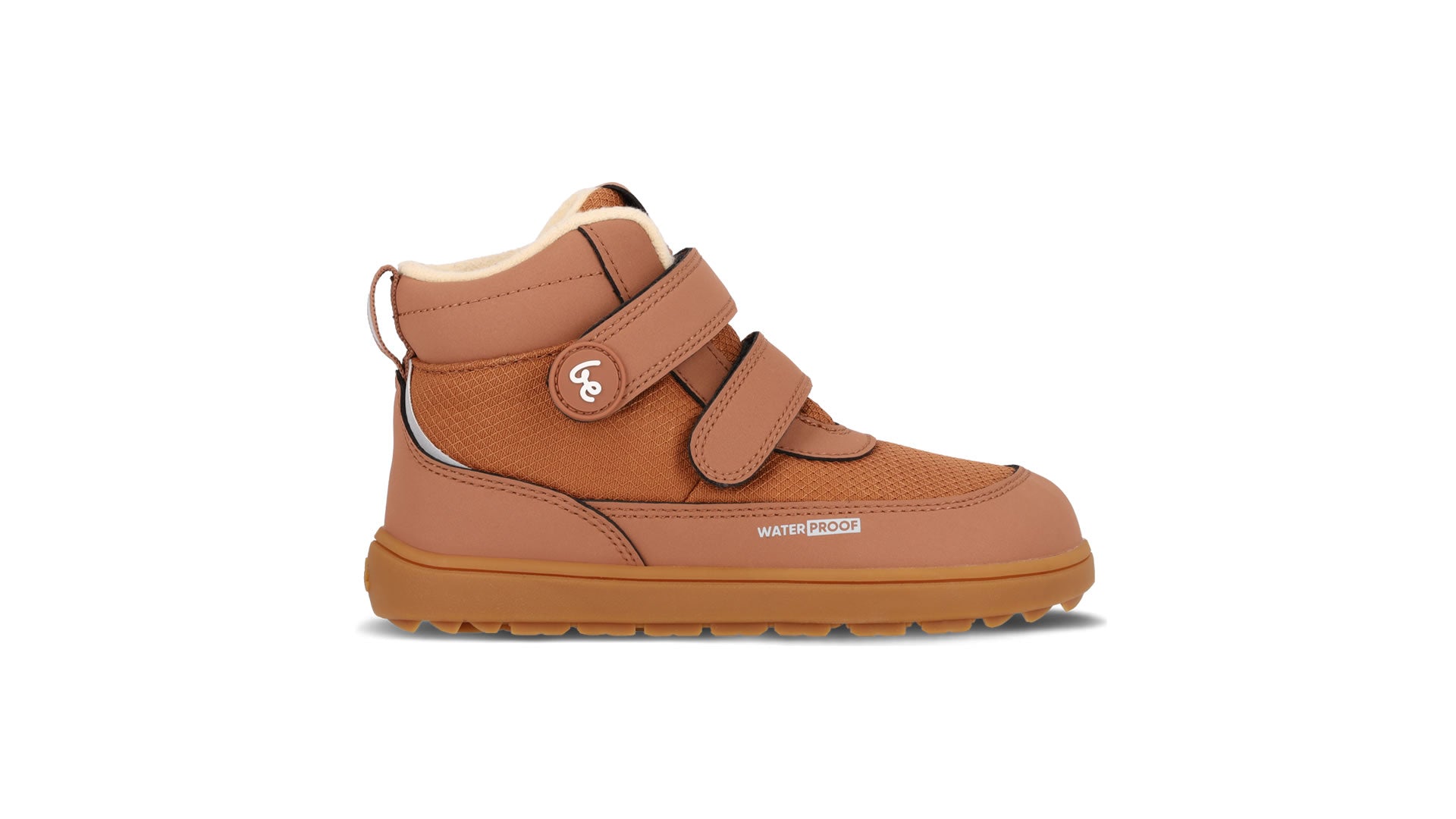 Dětské zimní barefoot boty Be Lenka Zippu - All Brown