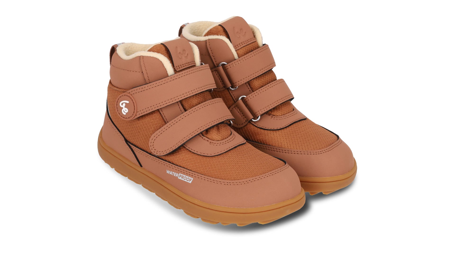 Dětské zimní barefoot boty Be Lenka Zippu - All Brown