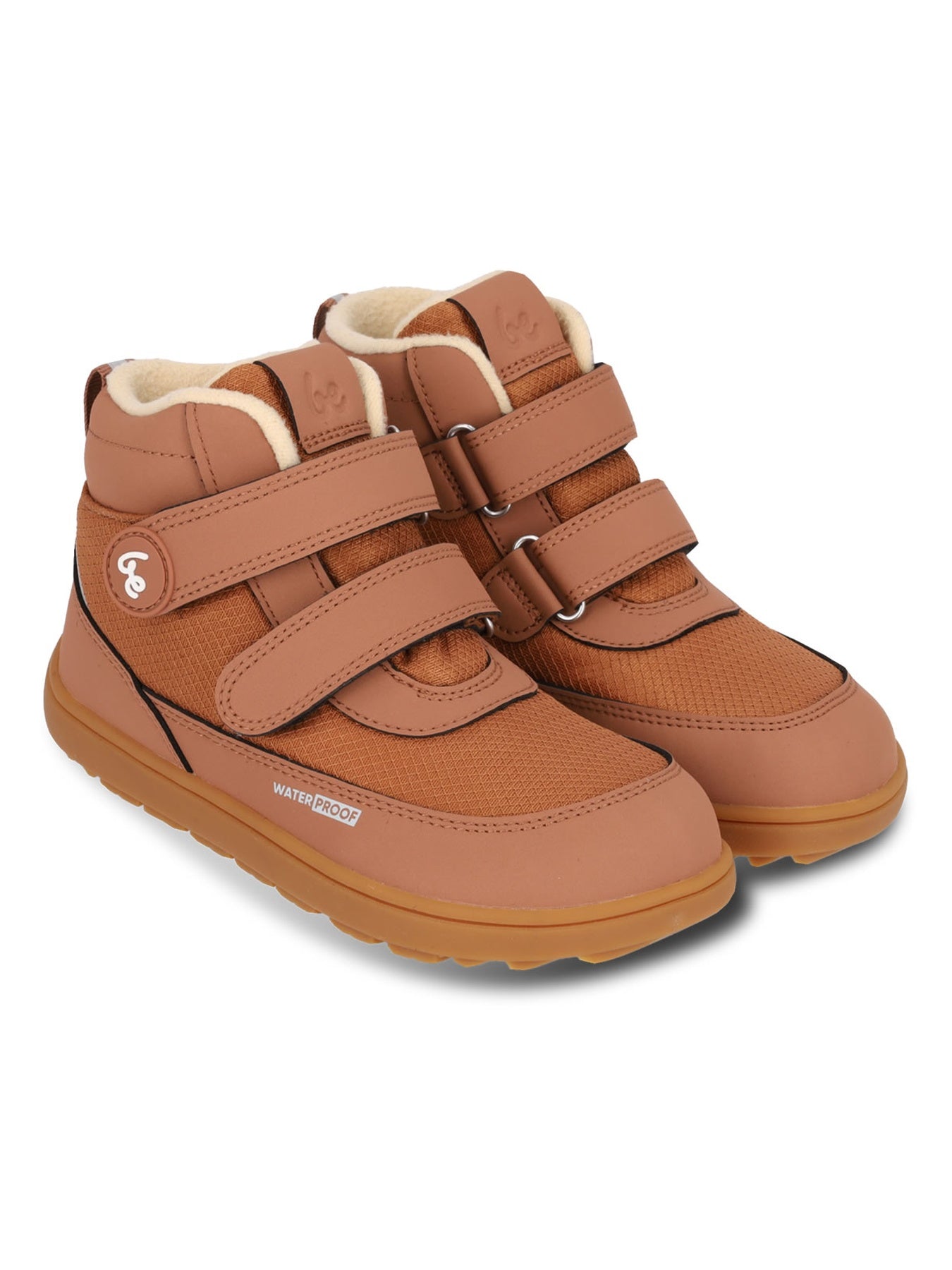Dětské zimní barefoot boty Be Lenka Zippu - All Brown