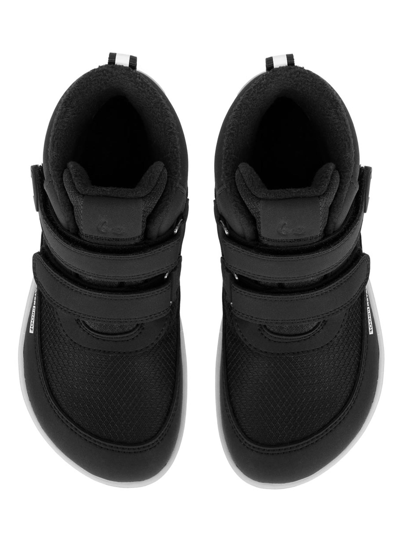 Dětské zimní barefoot boty Be Lenka Zippu - Black & Grey